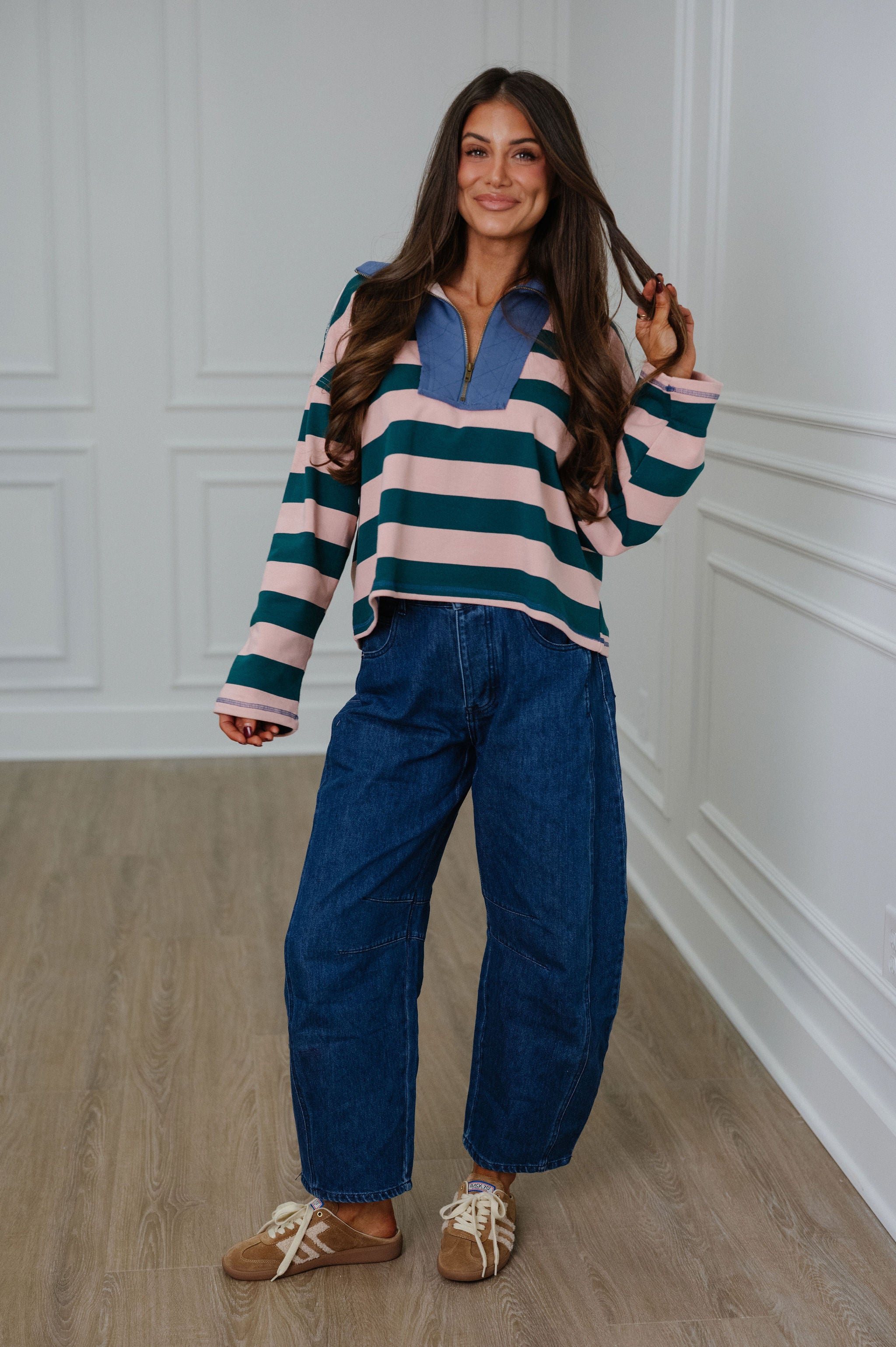 Chandler Barrel Jeans-Denim