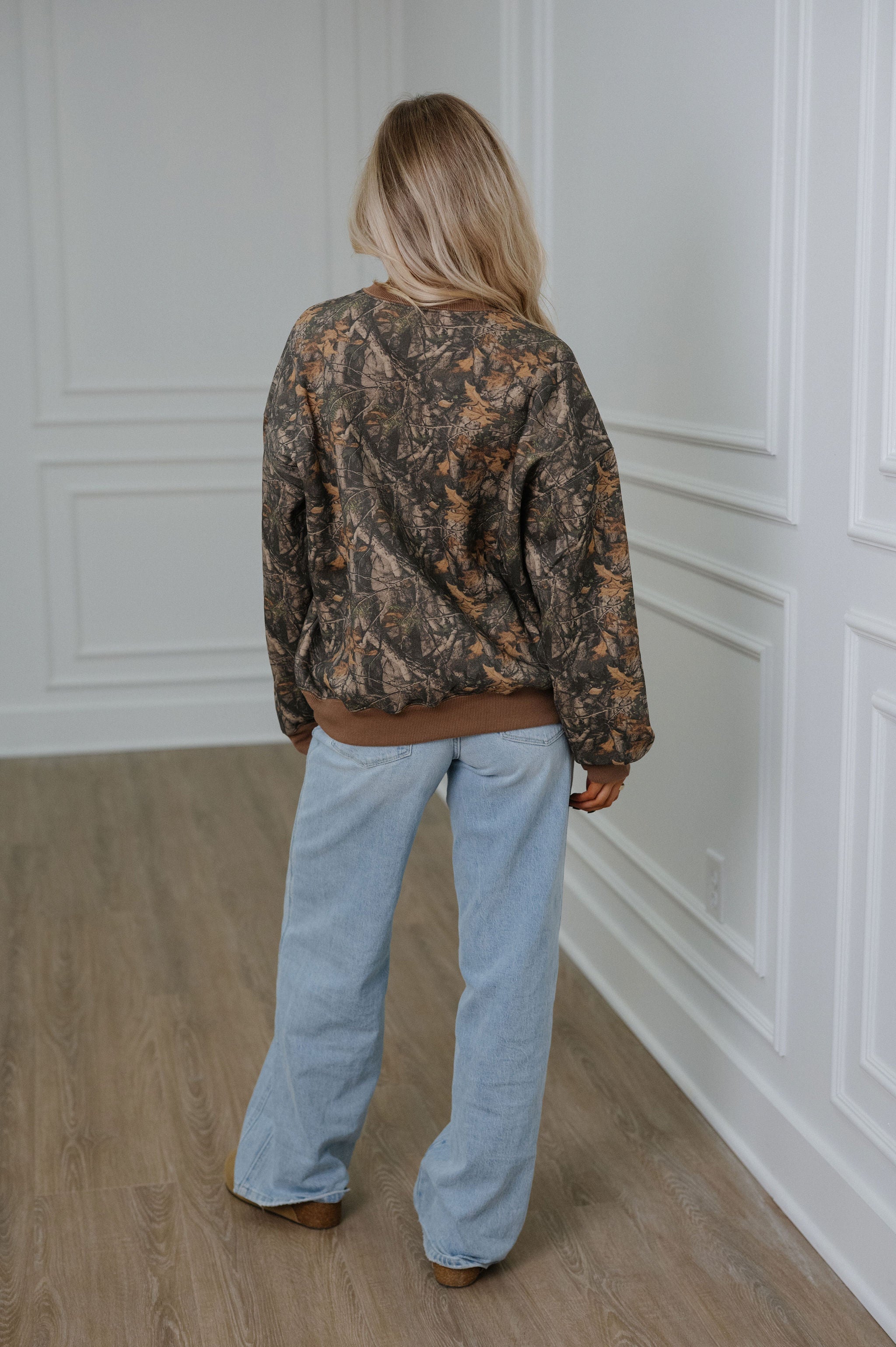 Bayou Fleece Sweatshirt-Camo