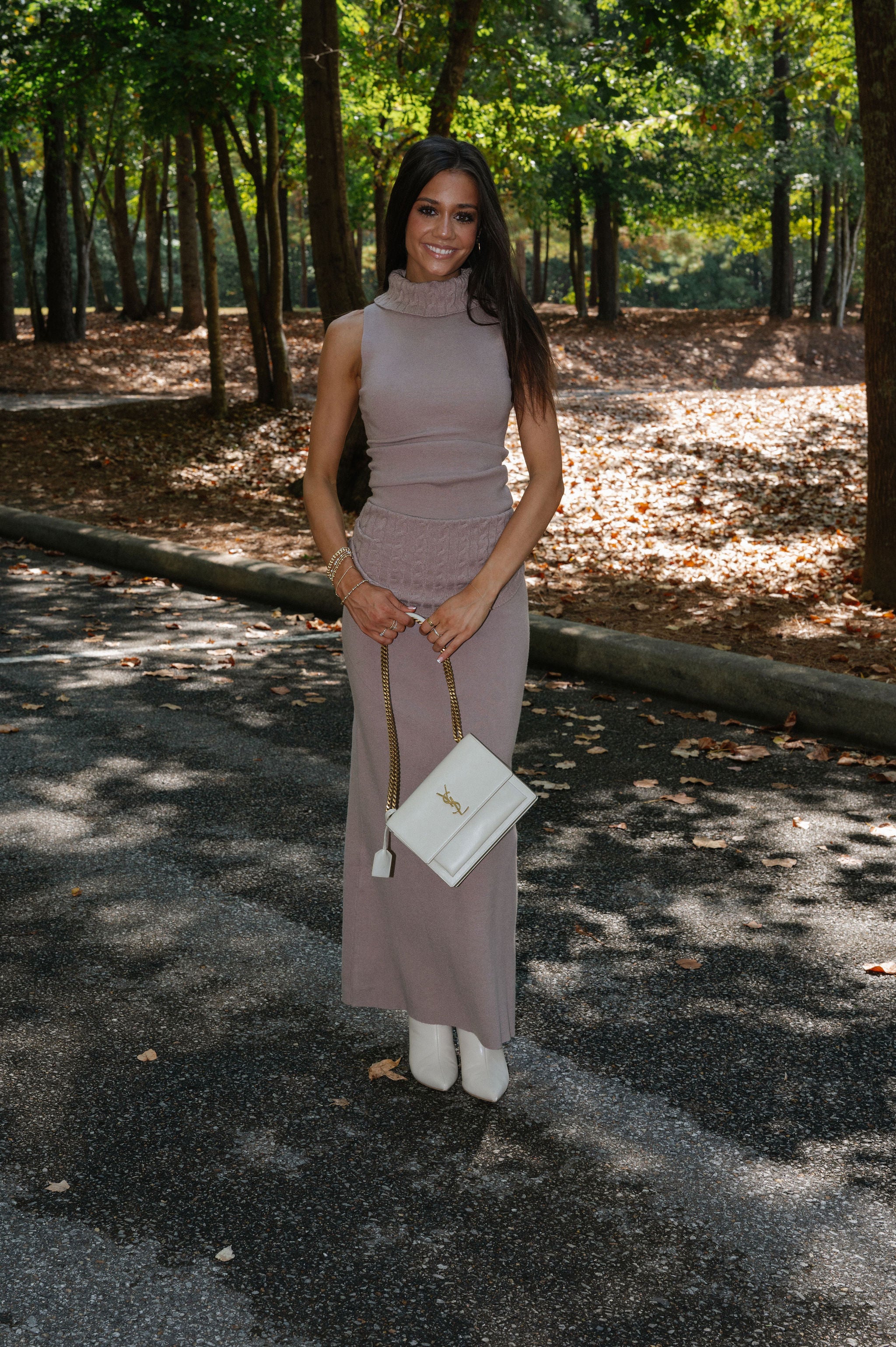 Arden Skirt Set- Taupe