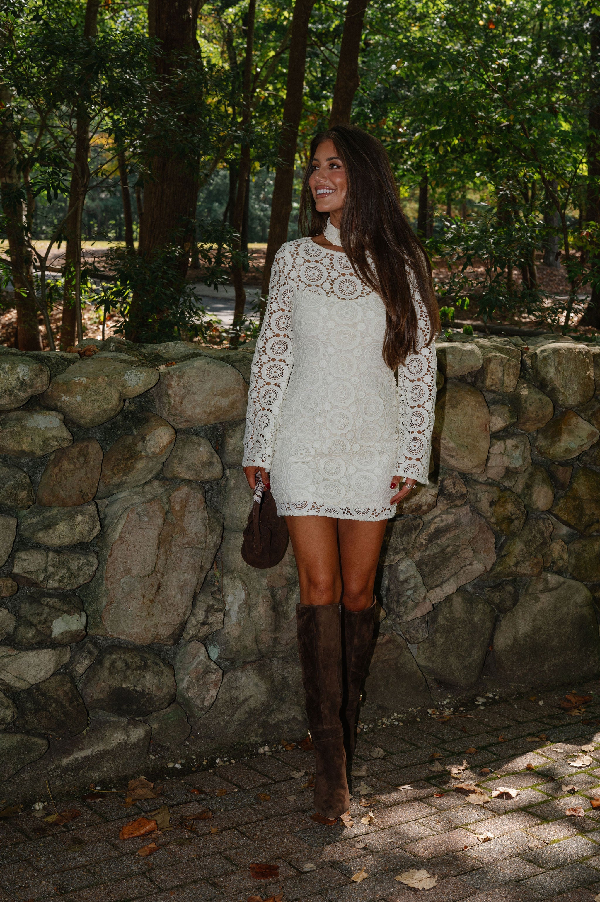 PREORDER/Crochet Bell Sleeve Dress-Cream//PREORDER 11/20