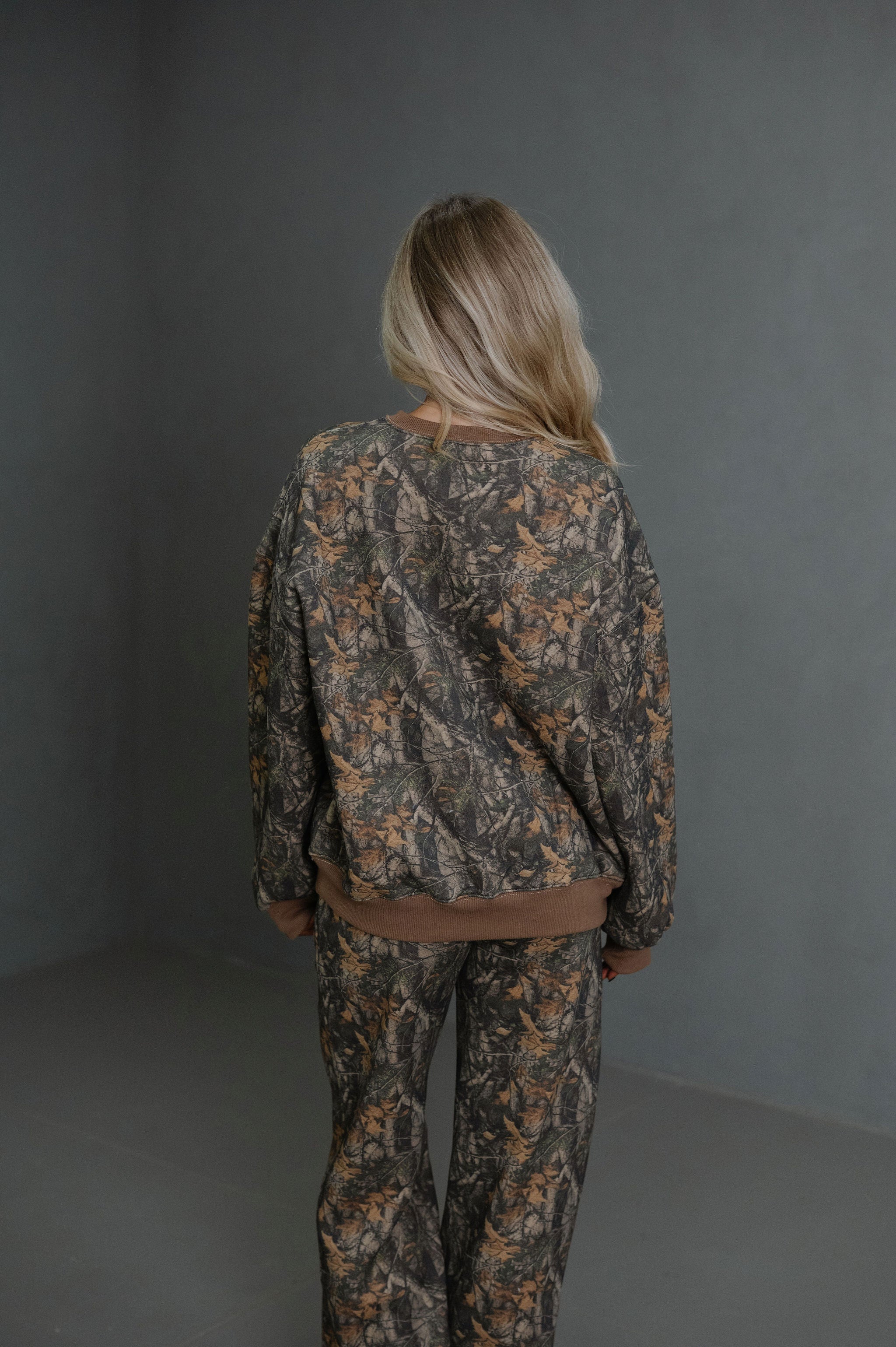 Bayou Fleece Sweatshirt-Camo