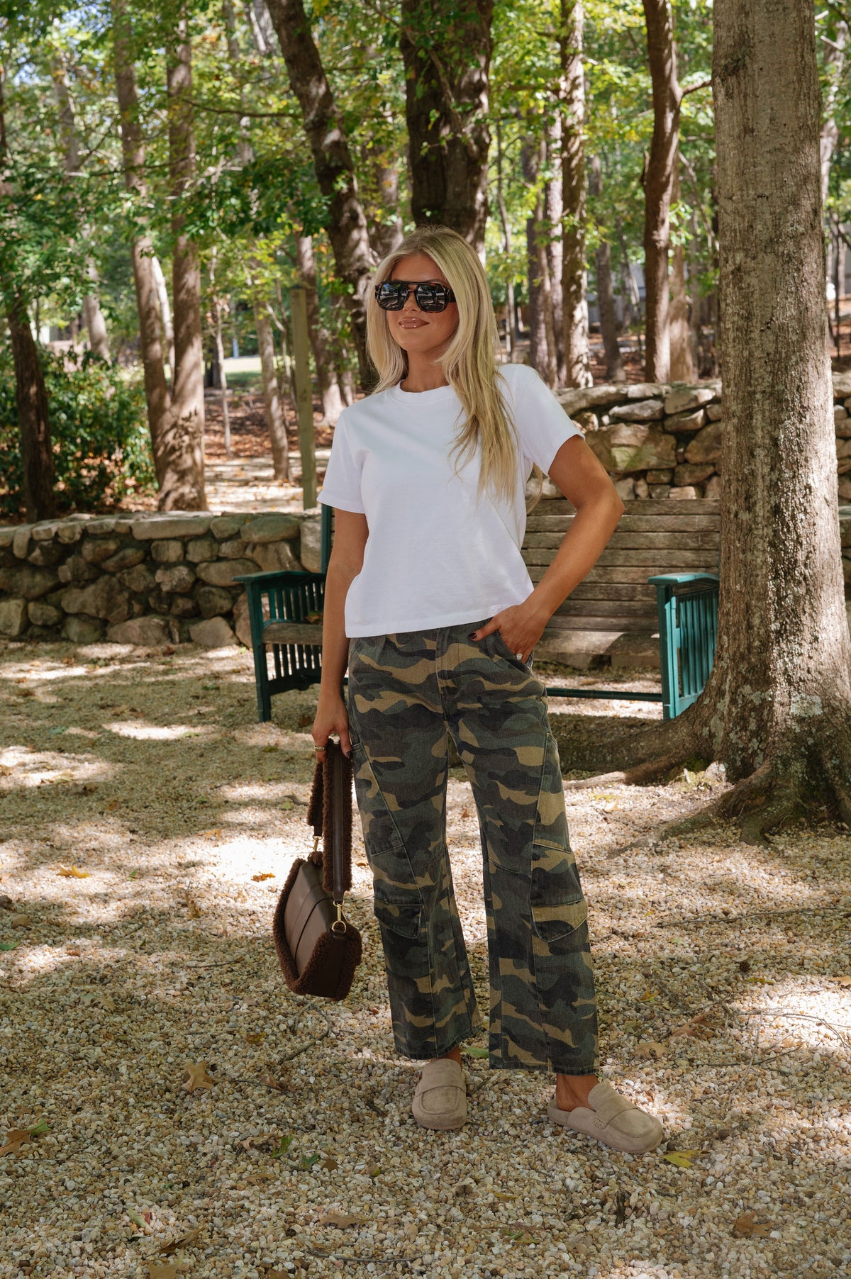 Camouflage Utility Cargo Pants
