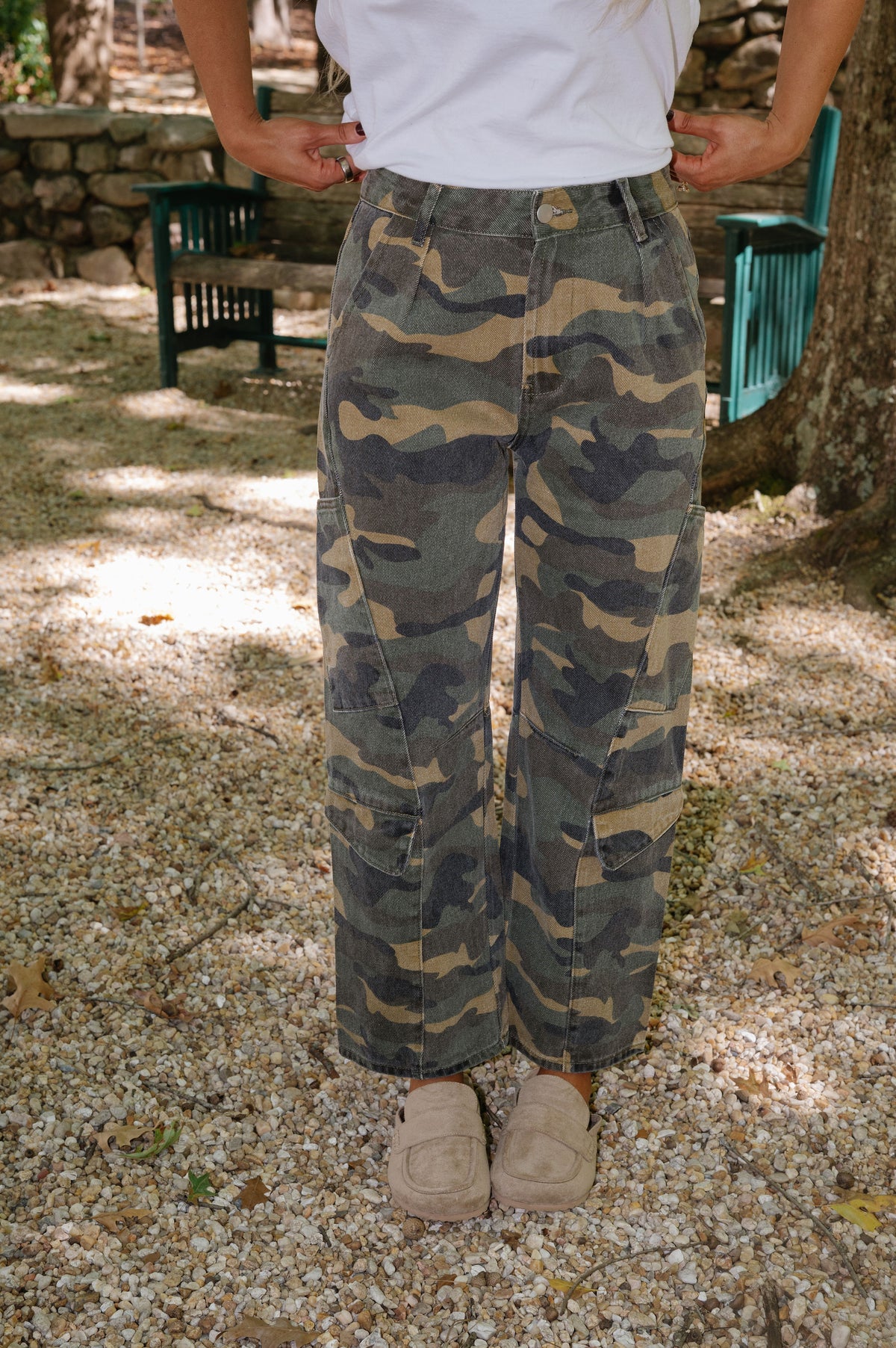 Camouflage Utility Cargo Pants