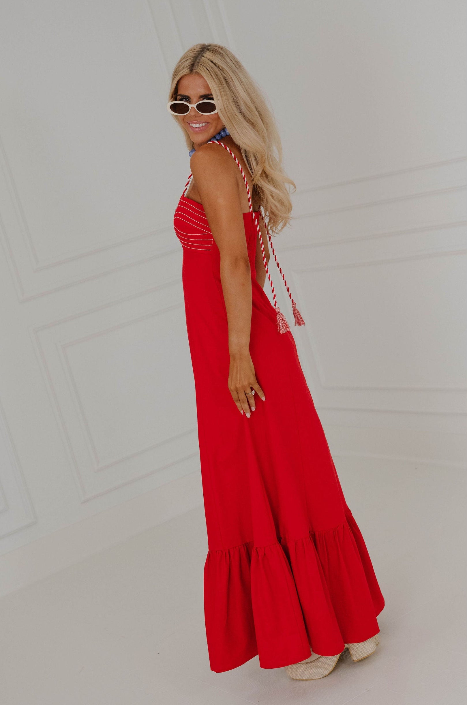 Kodi Maxi Dress-Red