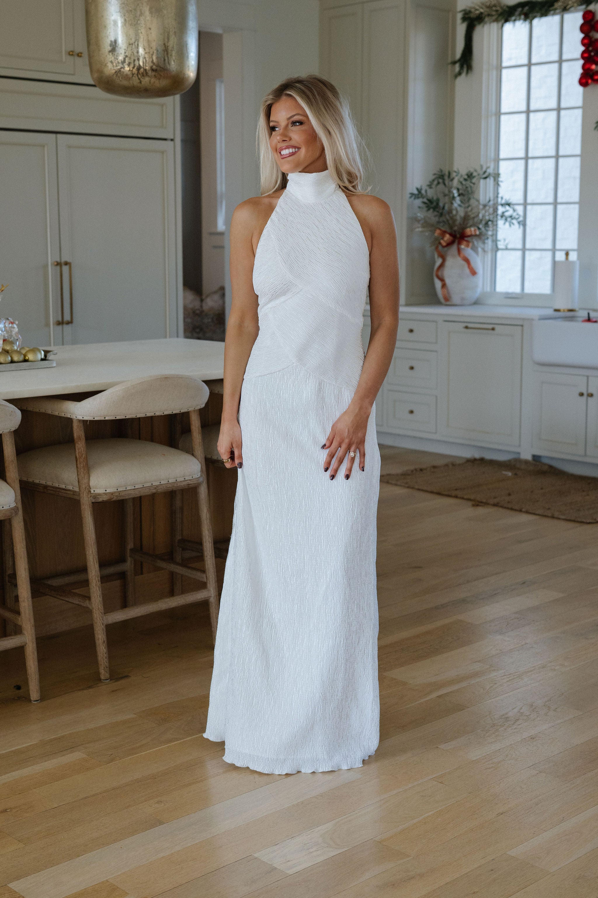 Sadie Maxi Gown-White