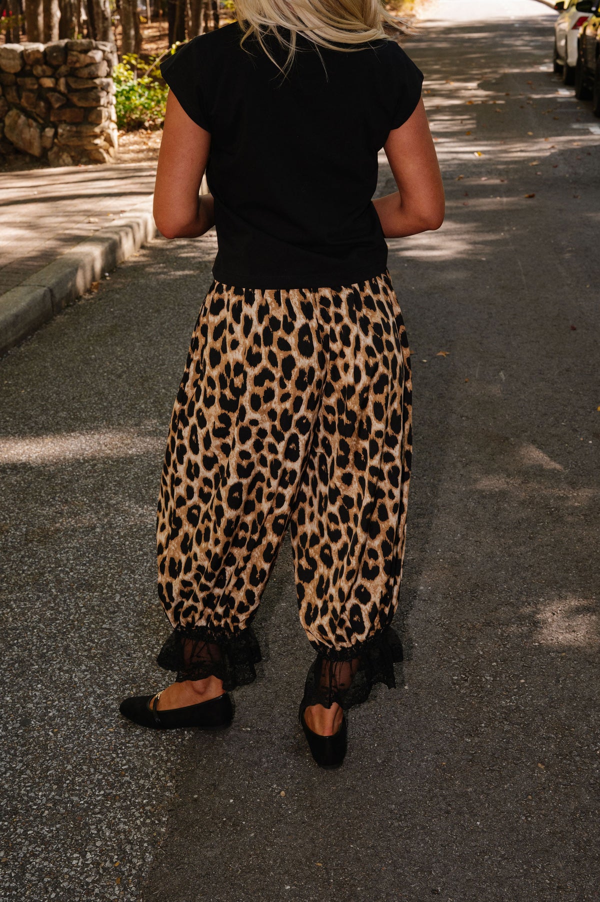 Leopard Lace Bloom Pant