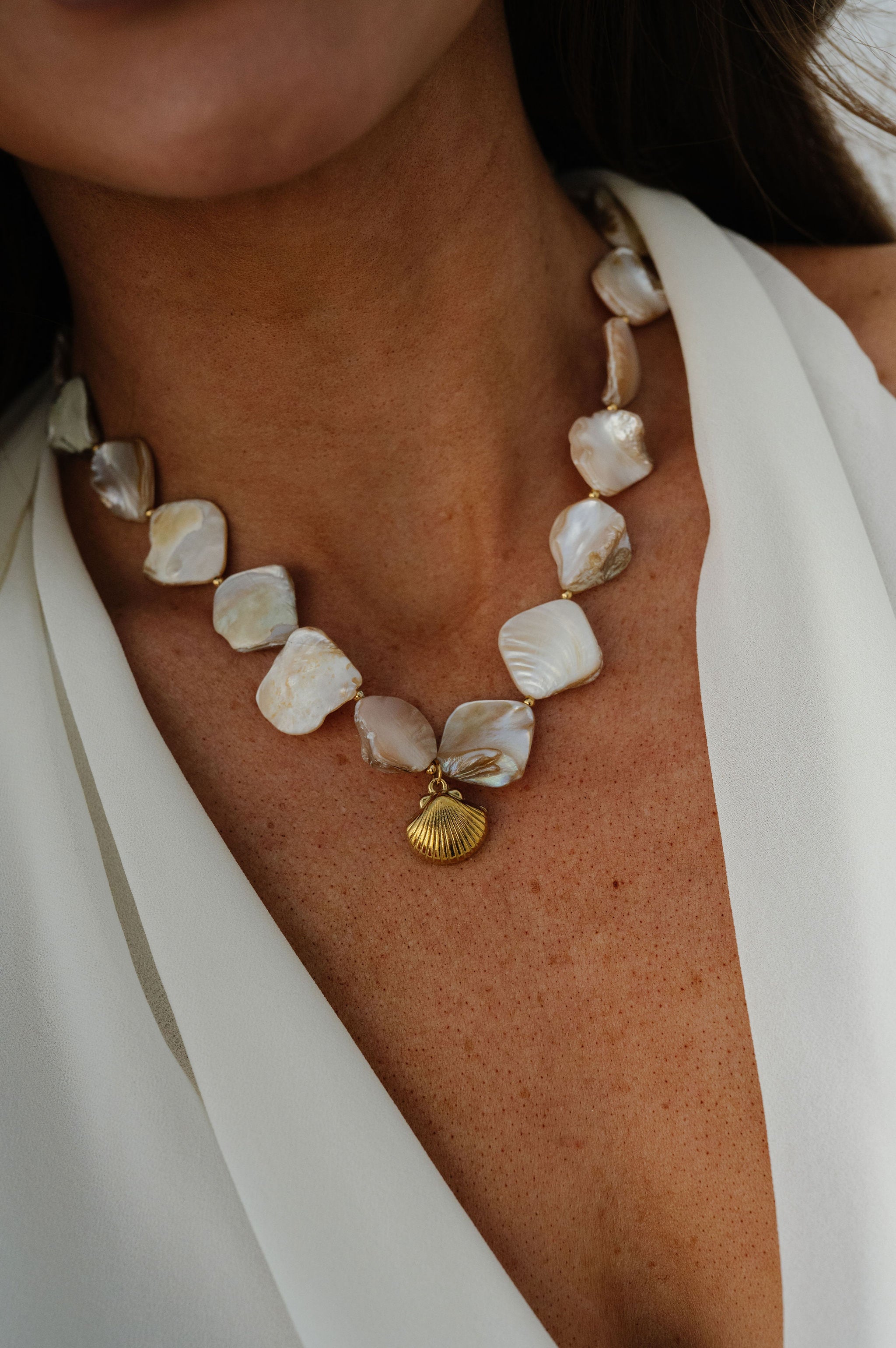 Calico Necklace-Shell