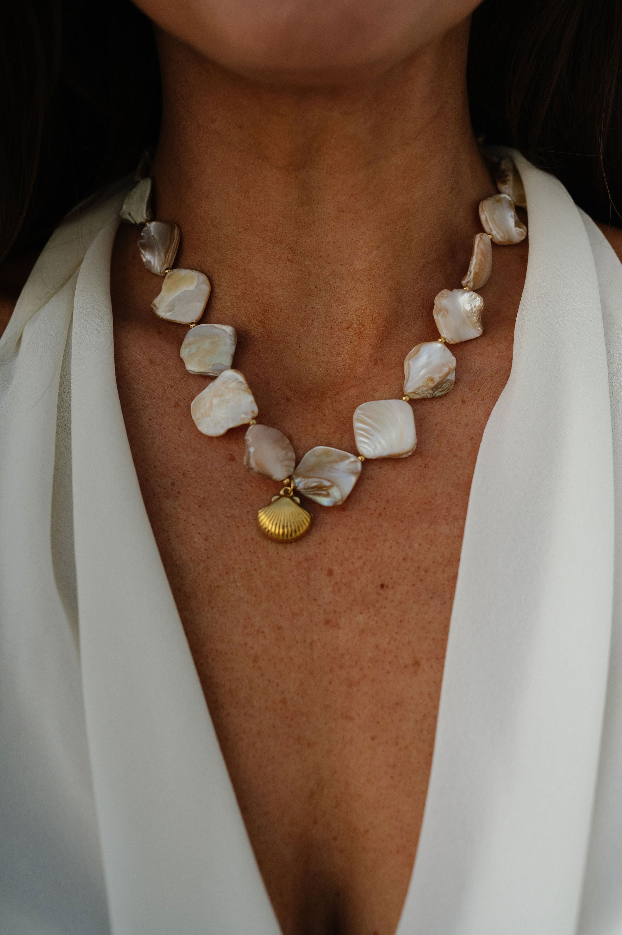 Calico Necklace-Shell