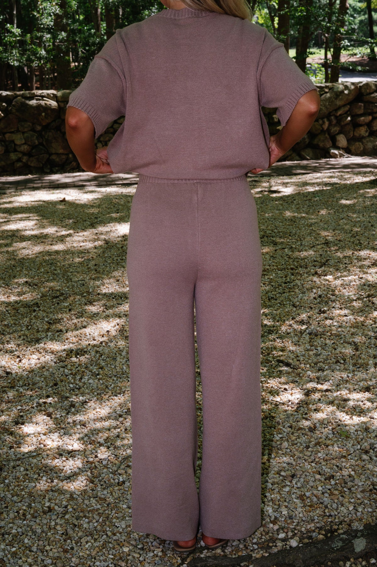 Stanton Knit Pants Set- Mushroom