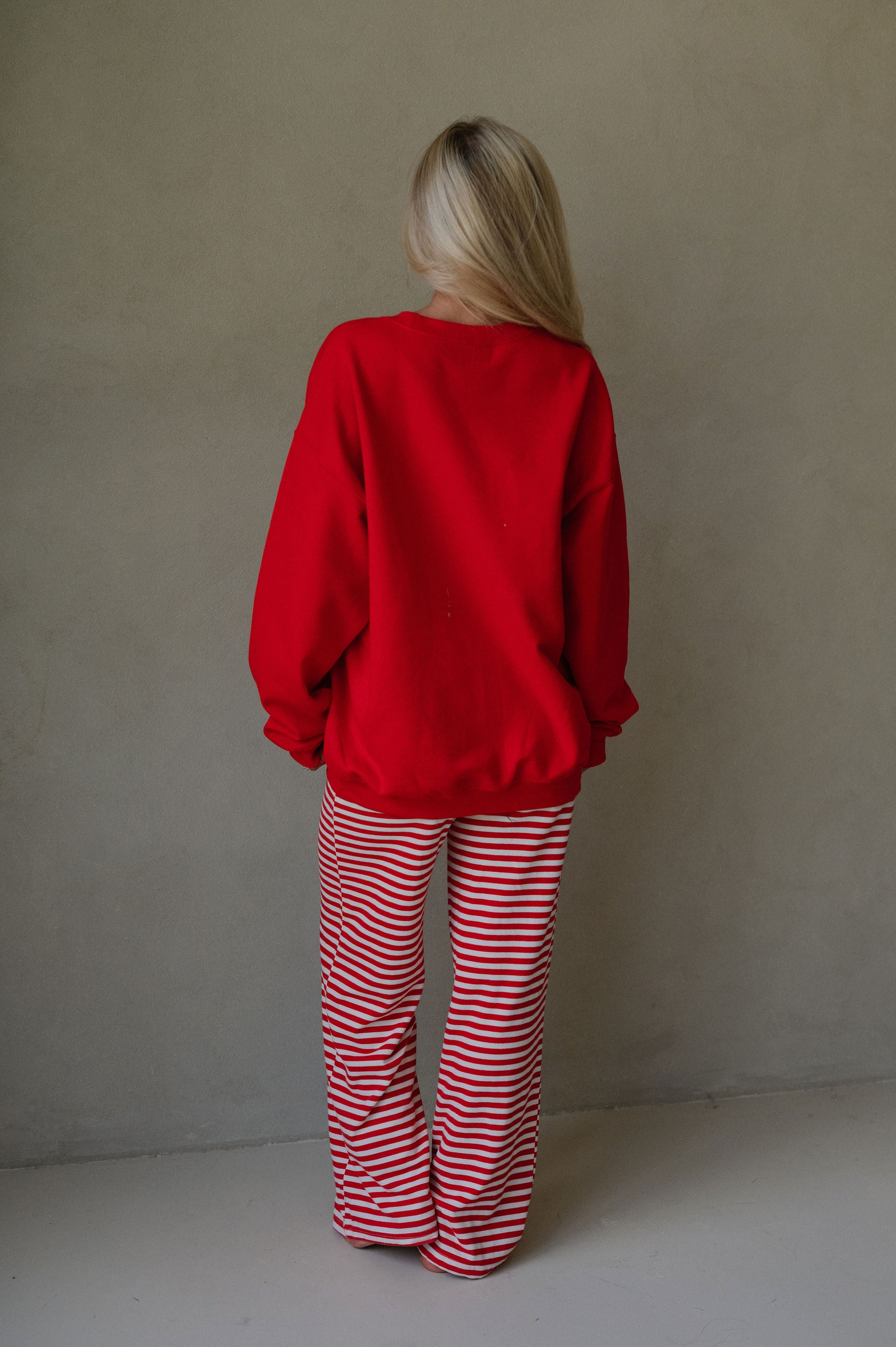 These Three Crewneck Sweatshirt-Red/Blue