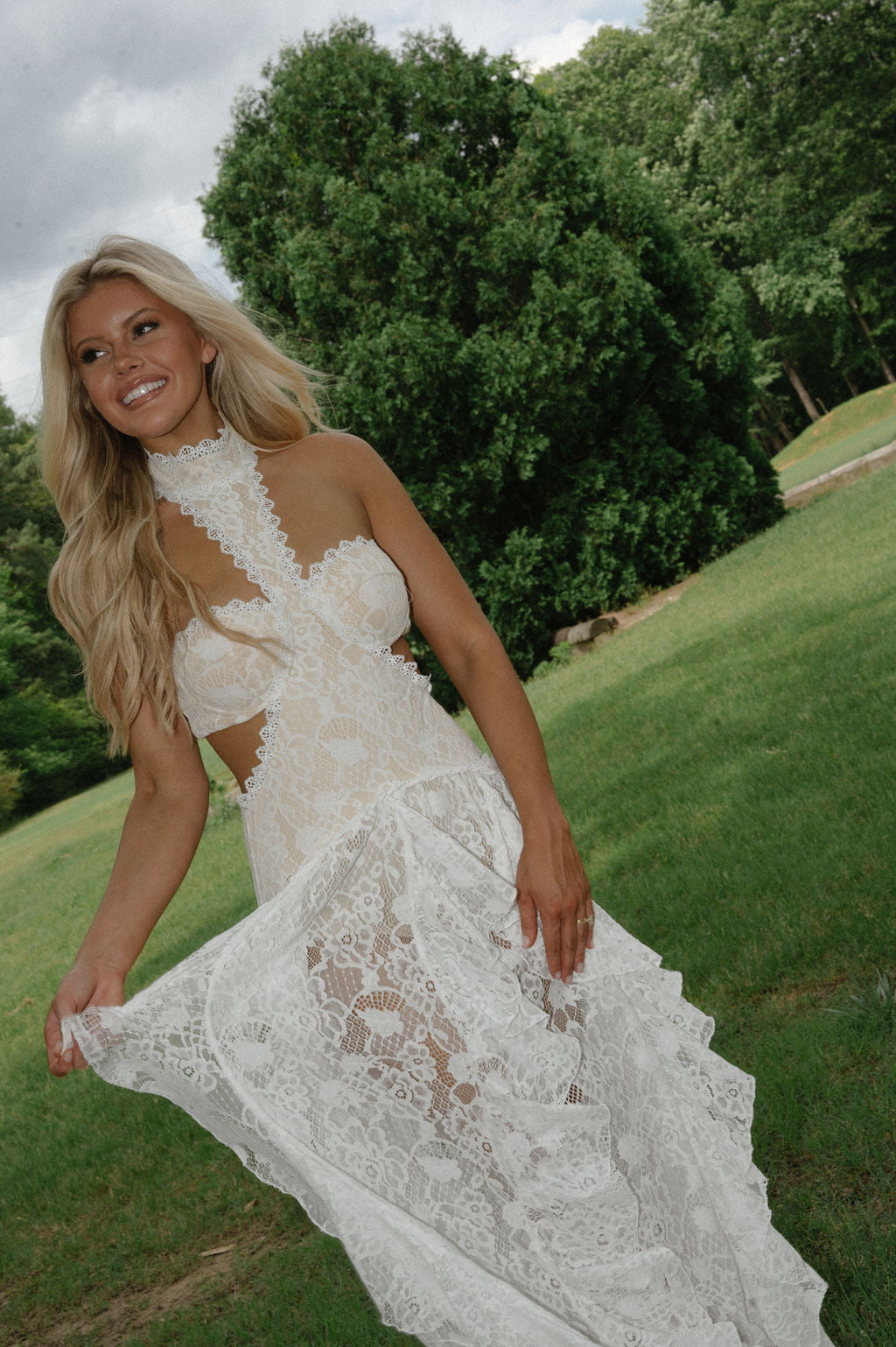 Margo Tiered Maxi- Off White