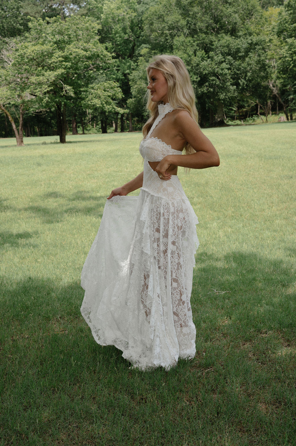 Margo Tiered Maxi- Off White