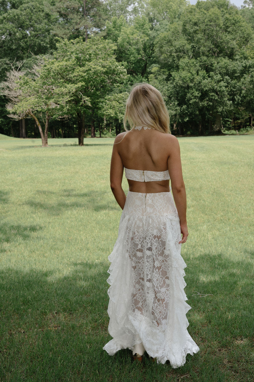 Margo Tiered Maxi- Off White