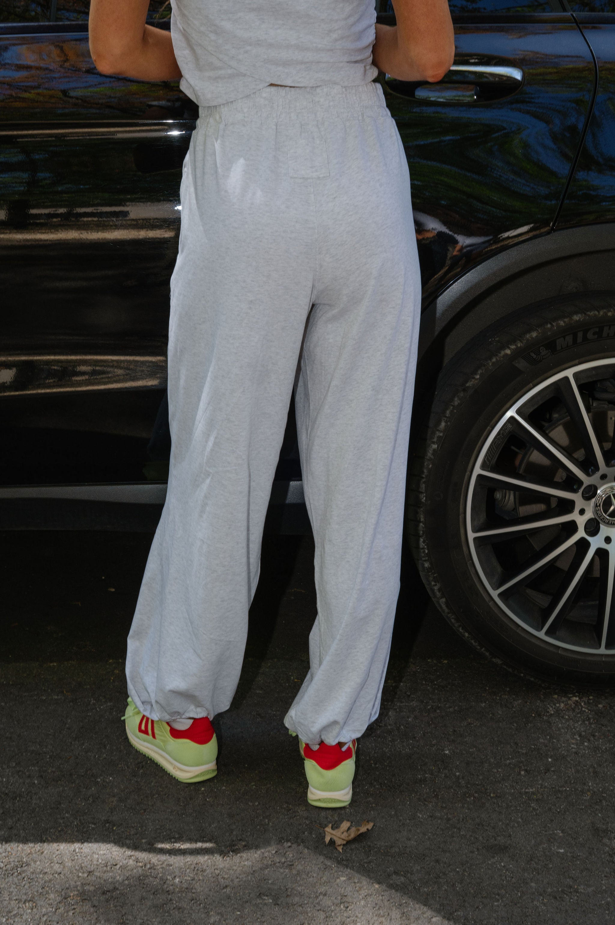 Tinsley Pants Set-Light Heather Grey