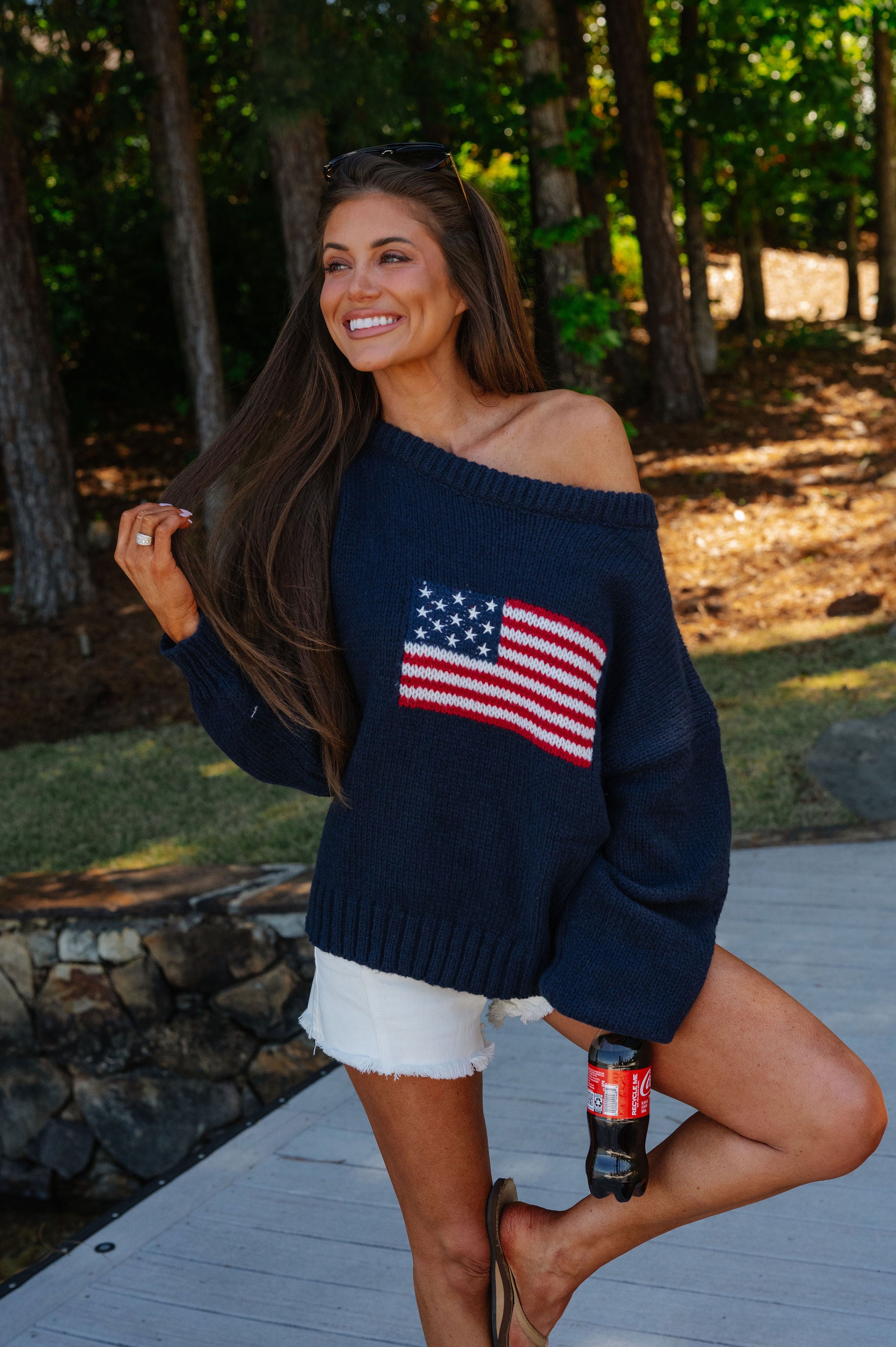 Whitley Sweater-Navy