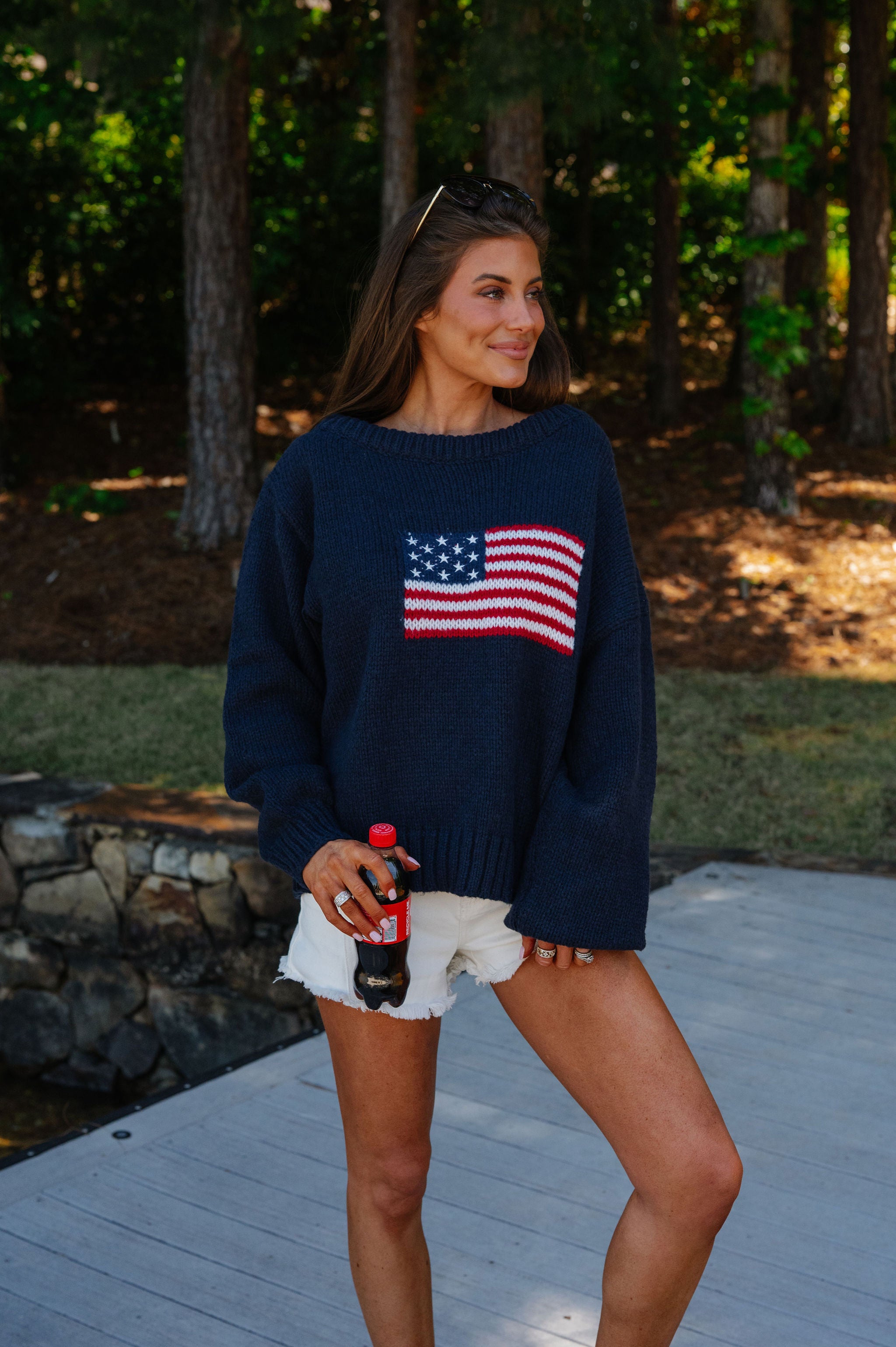 Whitley Sweater-Navy