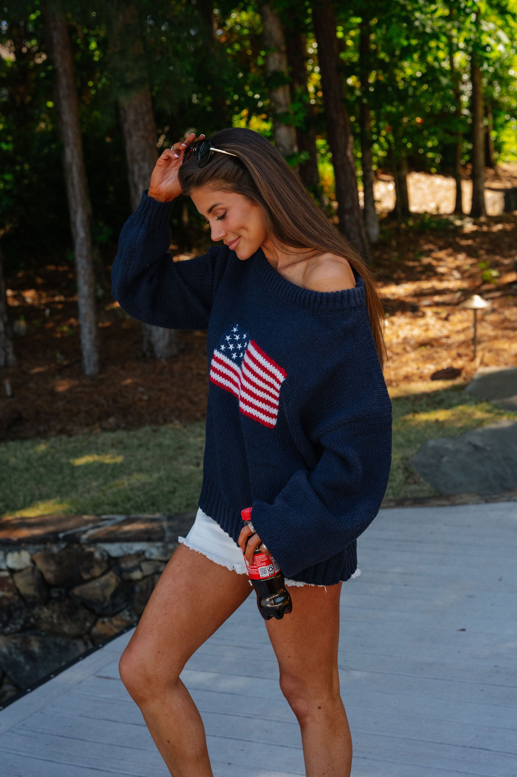 Whitley Sweater-Navy