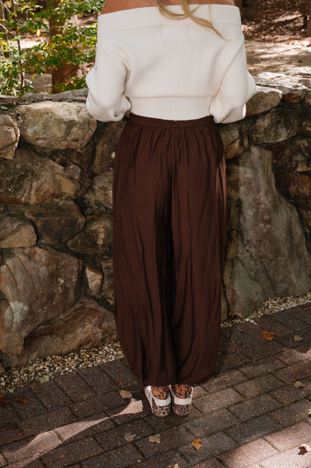 Steph Jogger Pant-Brown