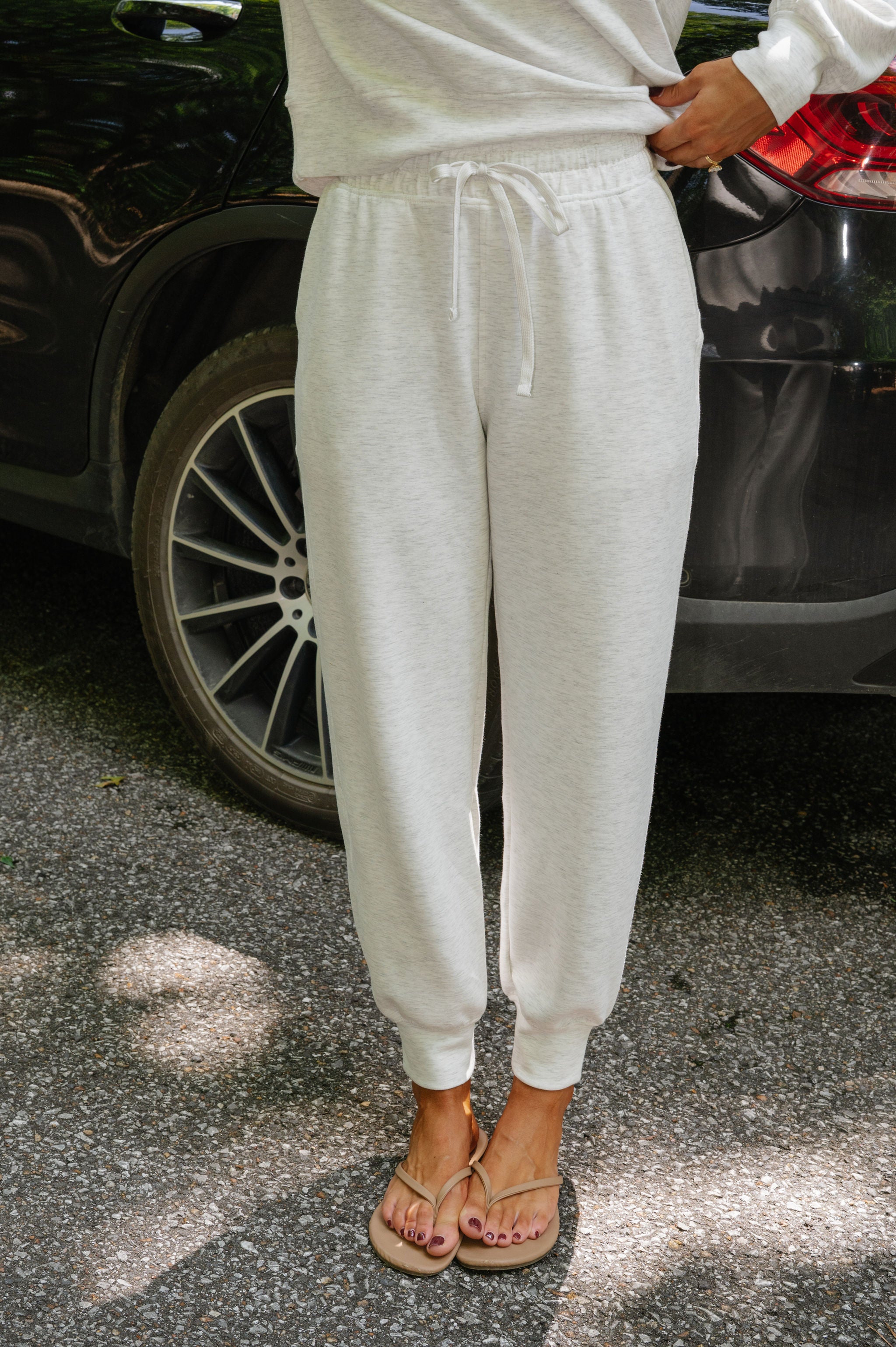 Marren Scuba Jogger Set-Light Heathered Grey