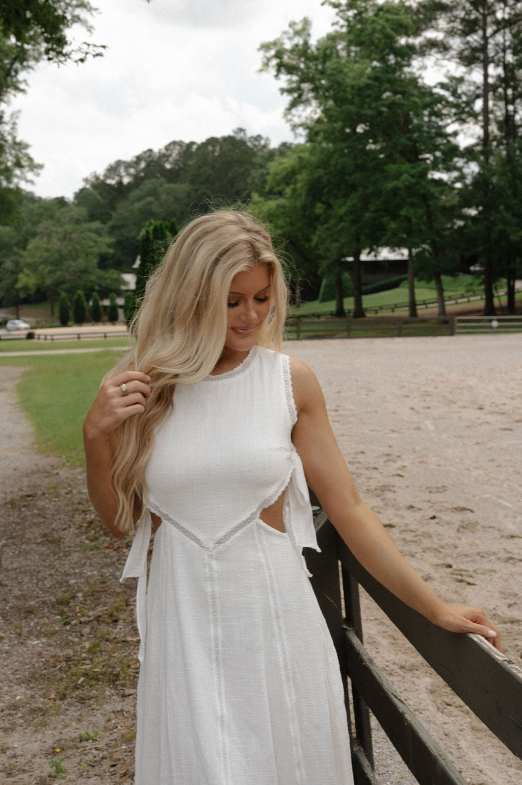 Juniper Midi Dress-Off White
