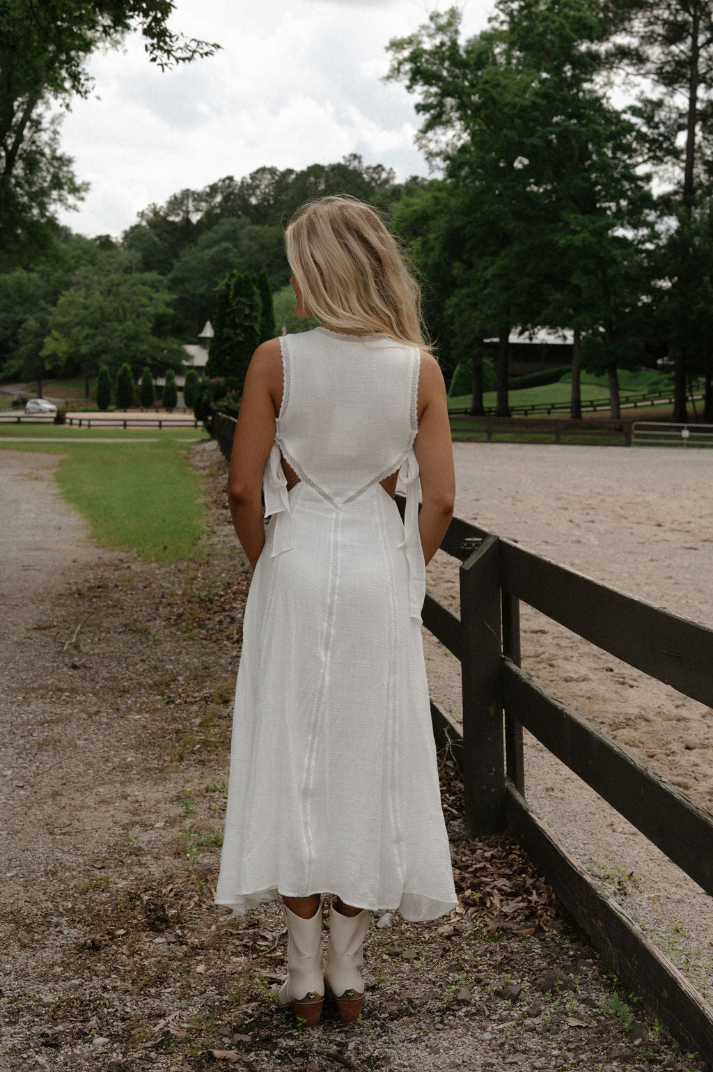 Juniper Midi Dress-Off White
