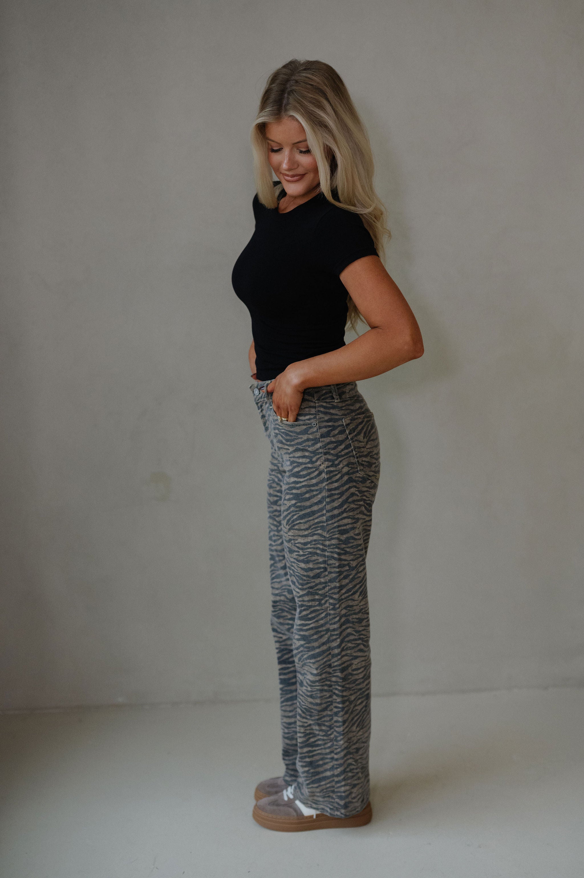 Seamless Short Sleeve Top-Black