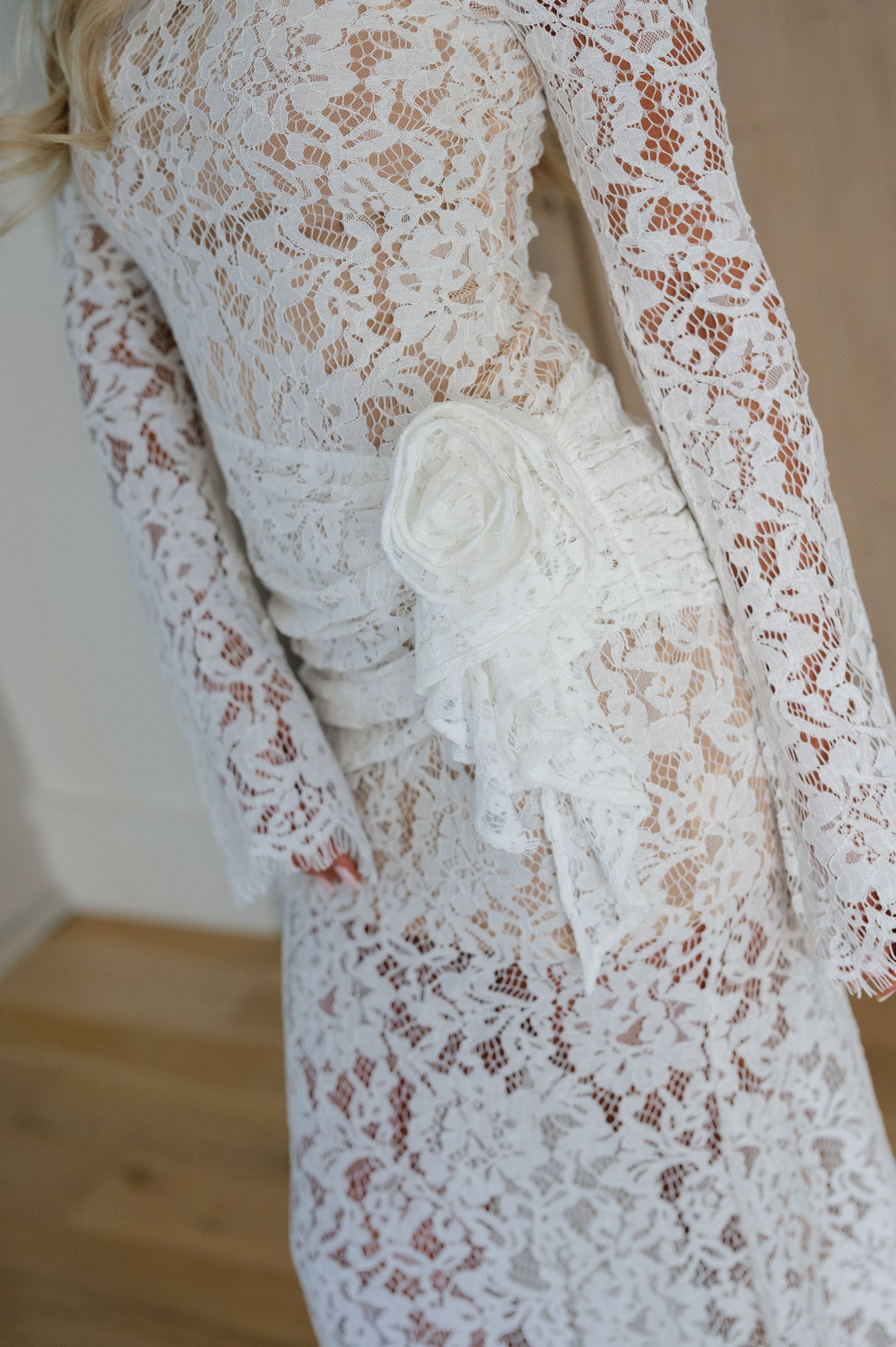 PRE ORDER Raleigh Lace Maxi Dress-White