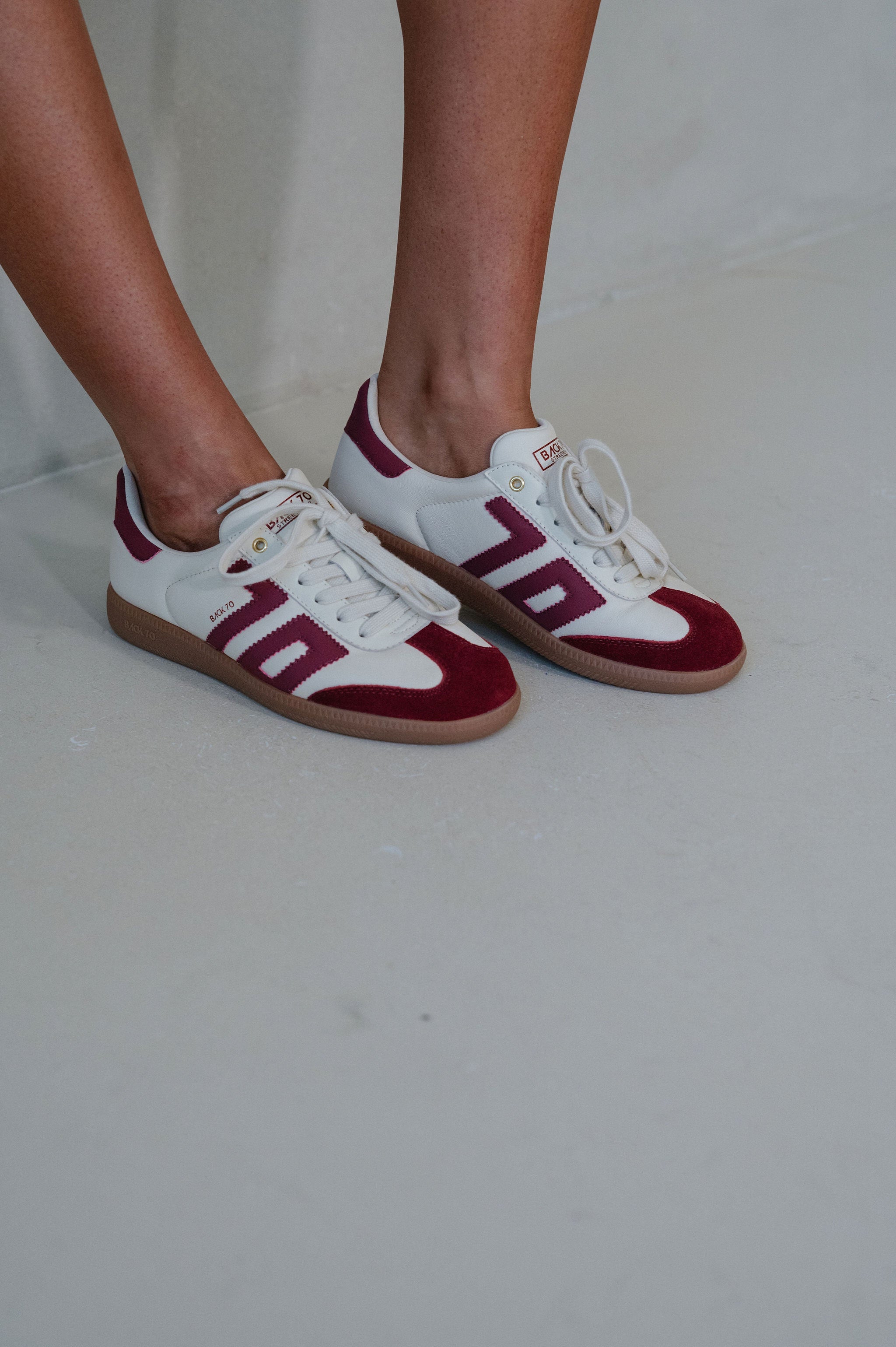 Back 70 Cloud Sneakers-Wine/Milk