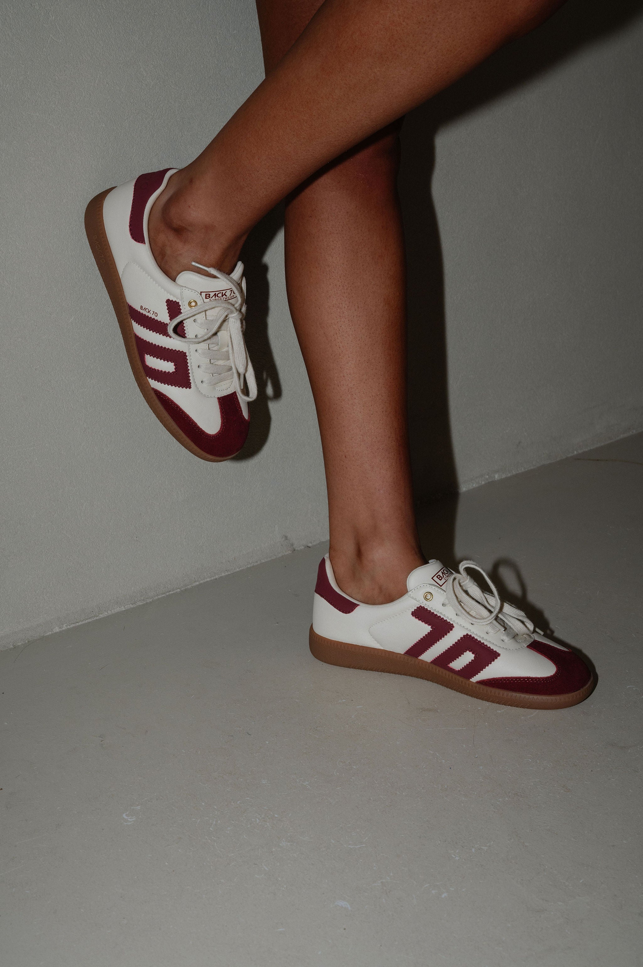 Back 70 Cloud Sneakers-Wine/Milk