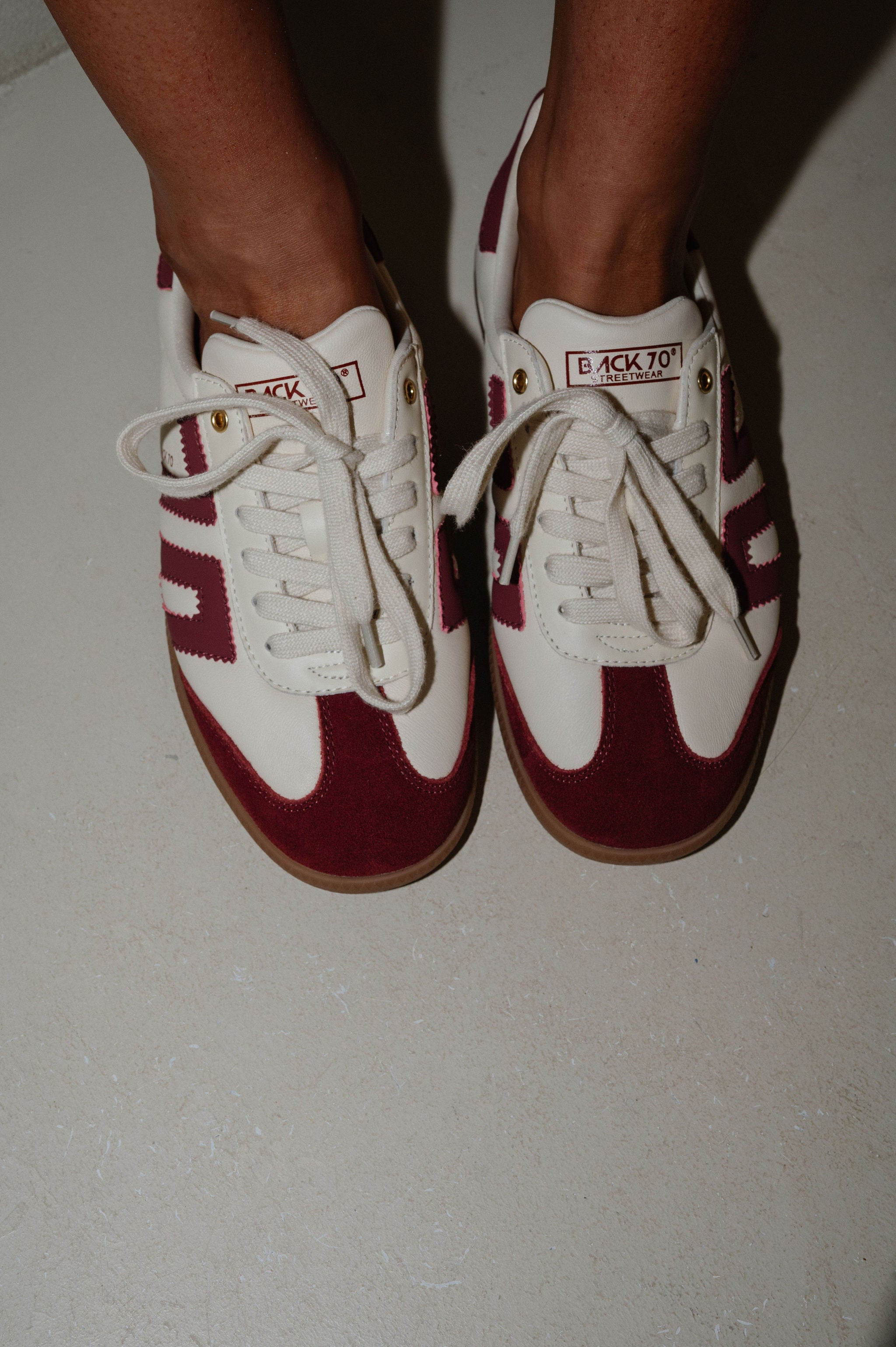 Back 70 Cloud Sneakers-Wine/Milk
