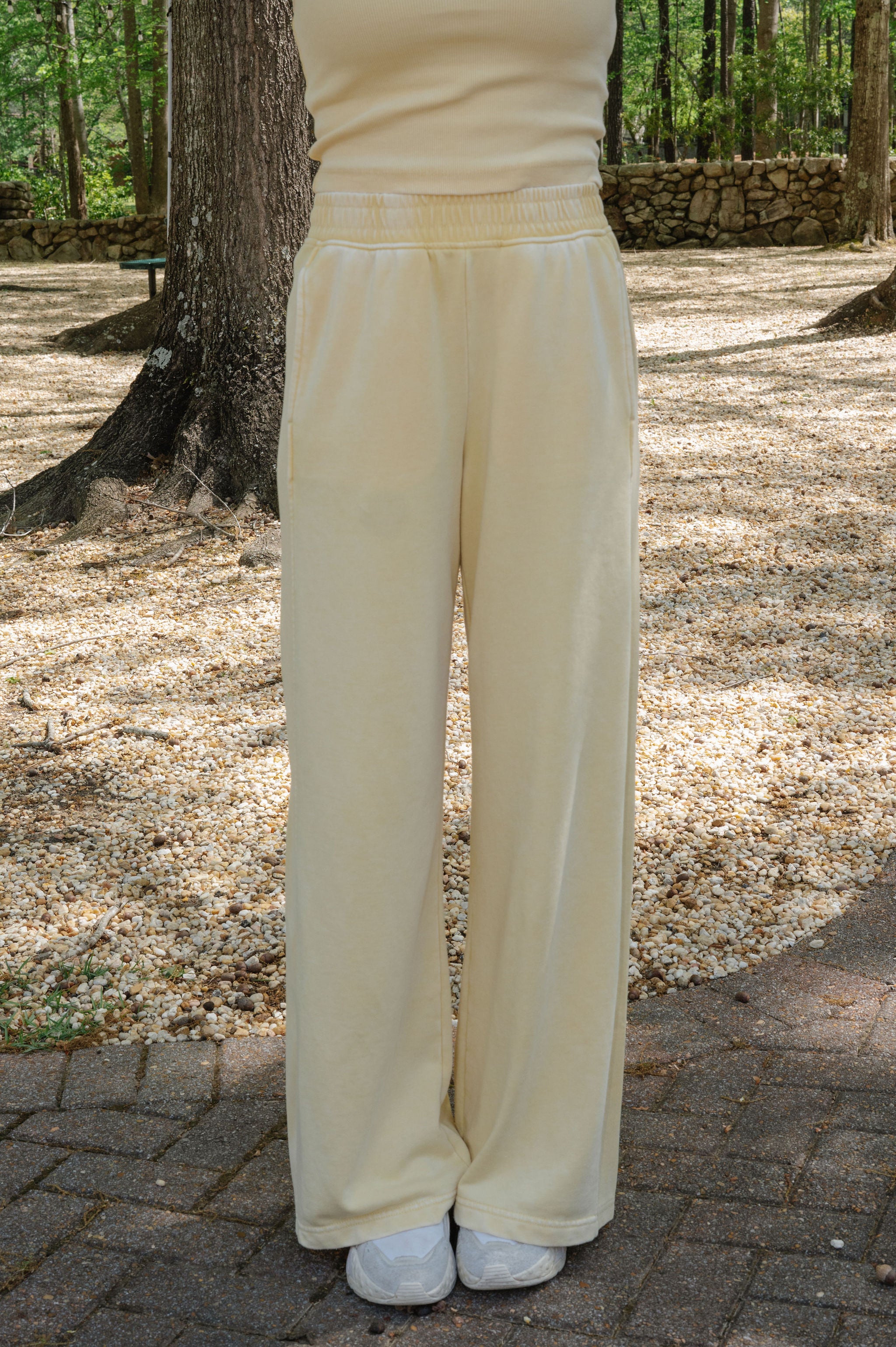 Stella French Terry Pants Set-Butter Yellow