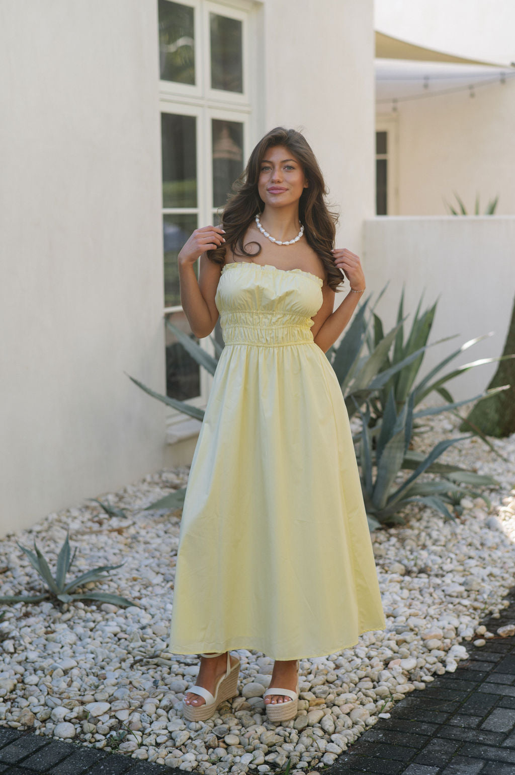 Lemon Maxi Dress