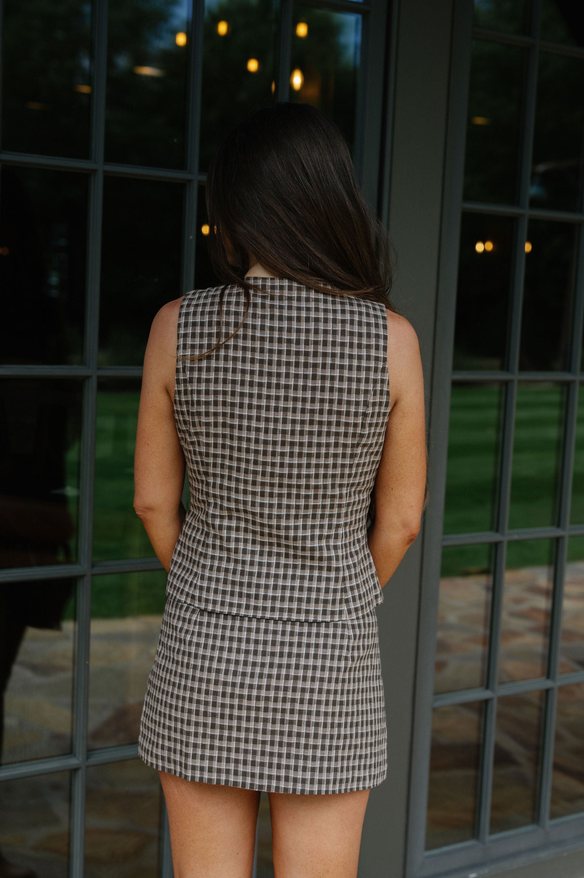 Haven Skirt Set-Tan/Brown