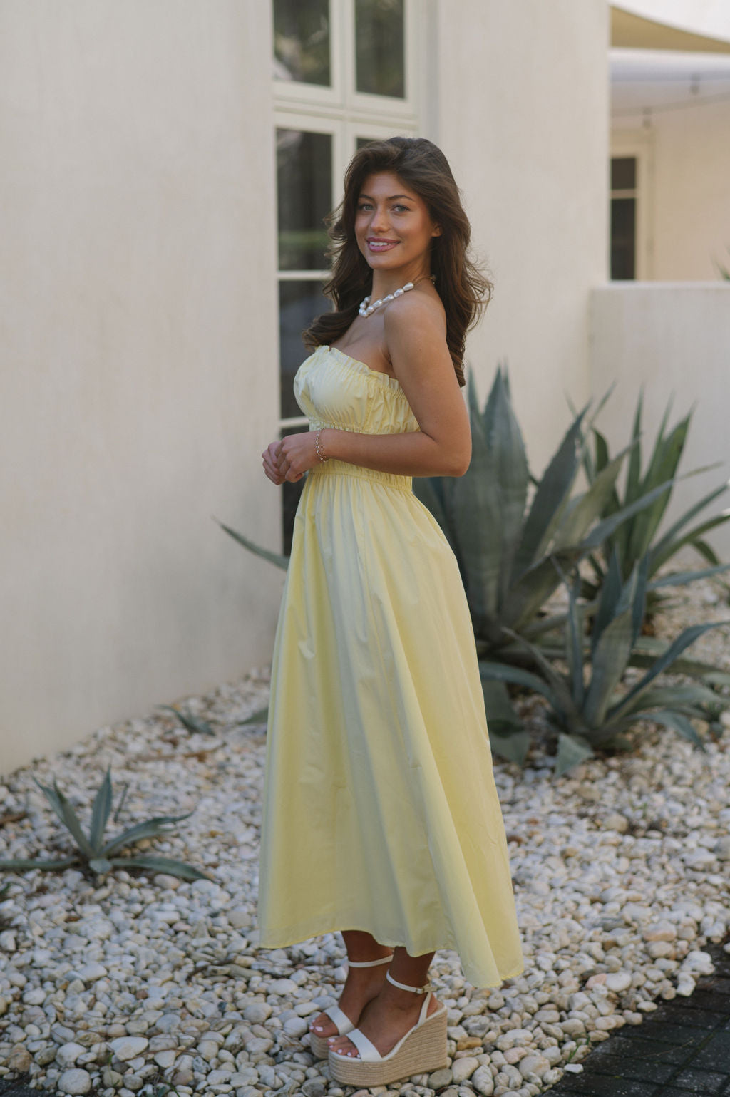 Lemon Maxi Dress