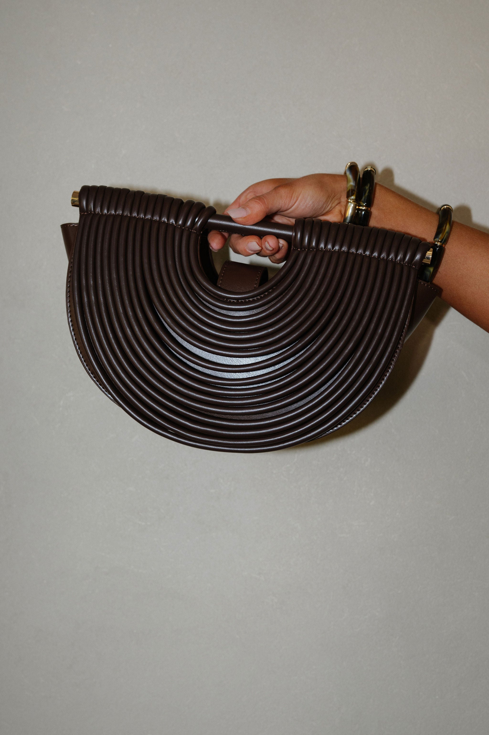 Half Moon Draped Bag