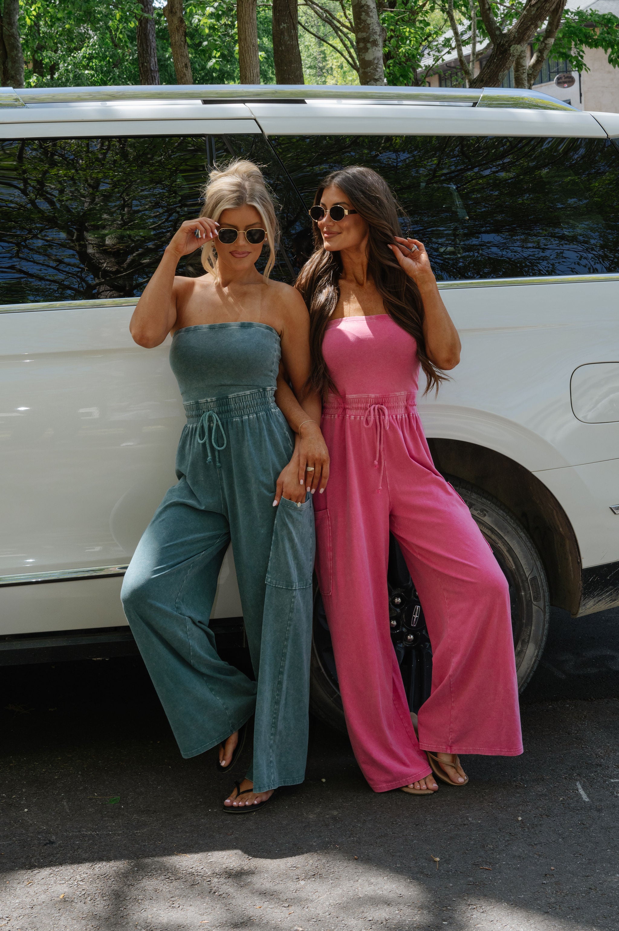 Harlow Jumpsuit-Dark Teal