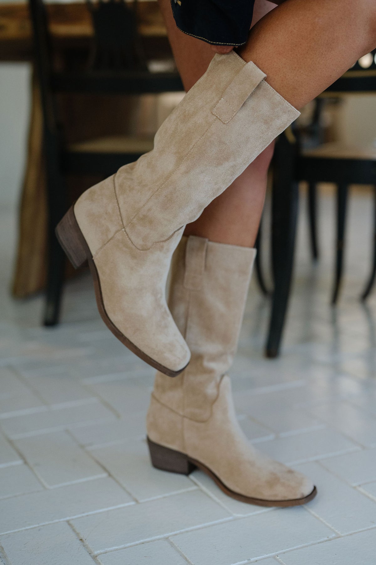 Harrison Slouch Boot-Almond