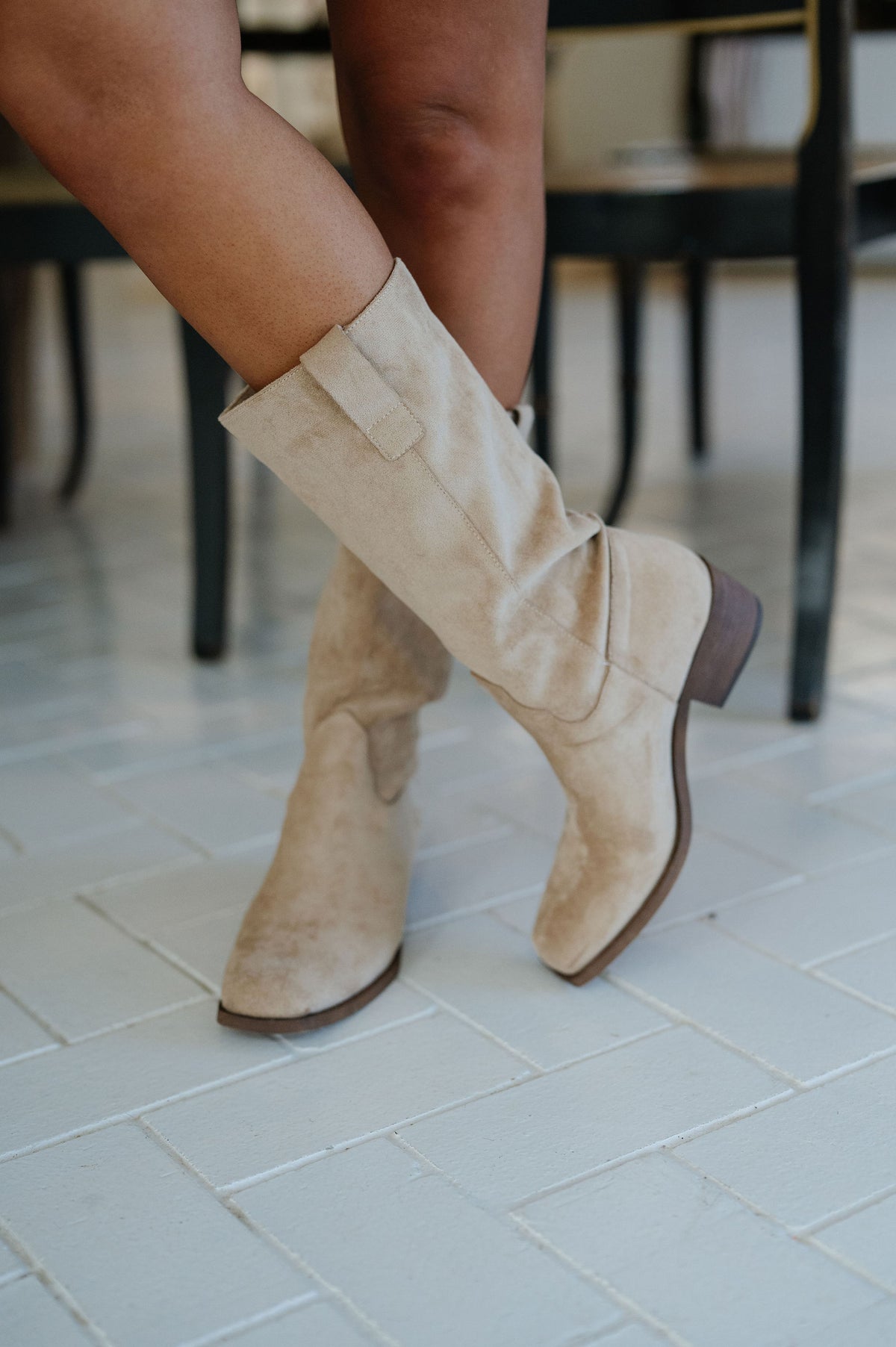 Harrison Slouch Boot-Almond