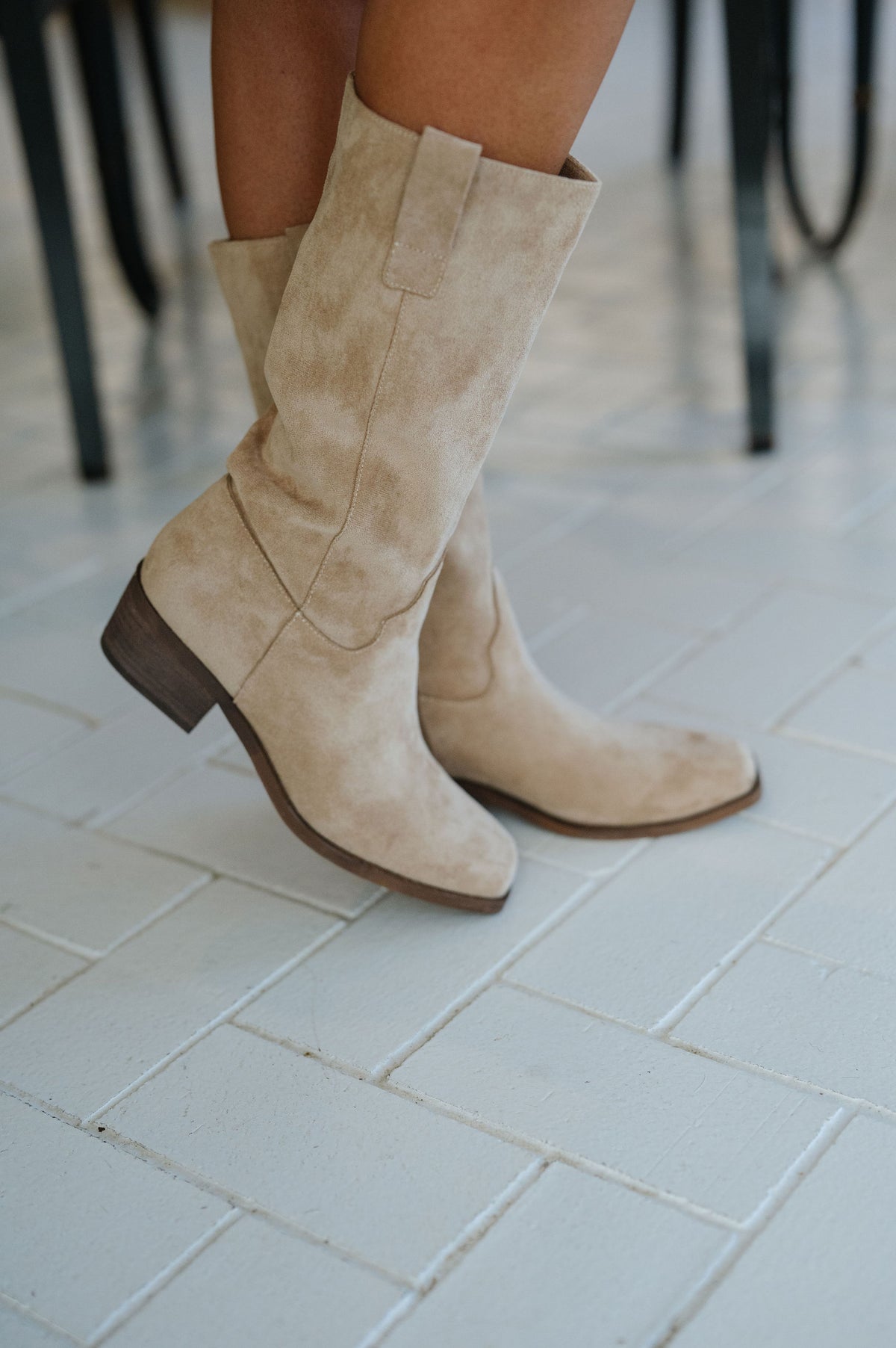 Harrison Slouch Boot-Almond