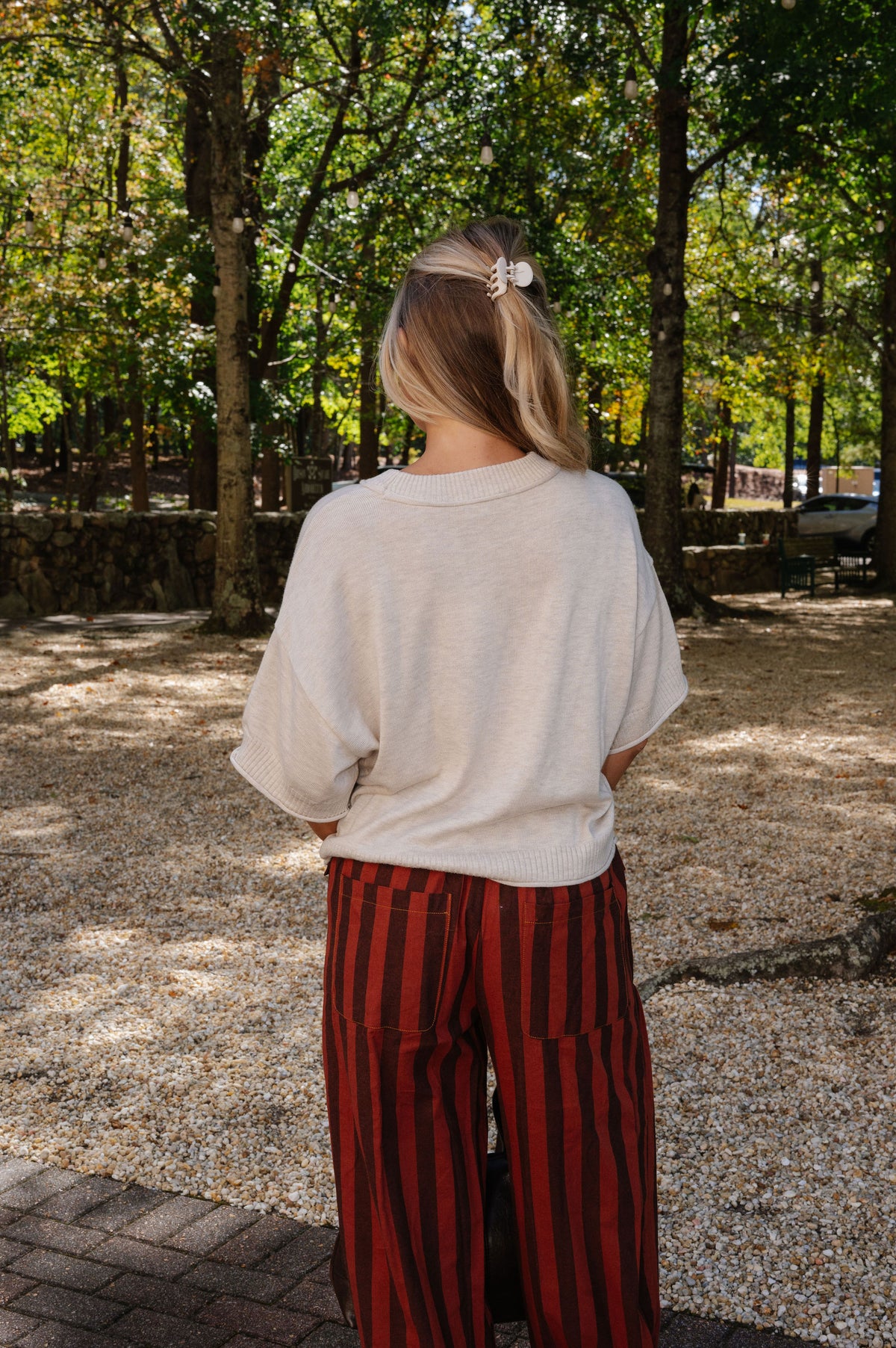 Wool Mix Sweater Top-Oatmeal