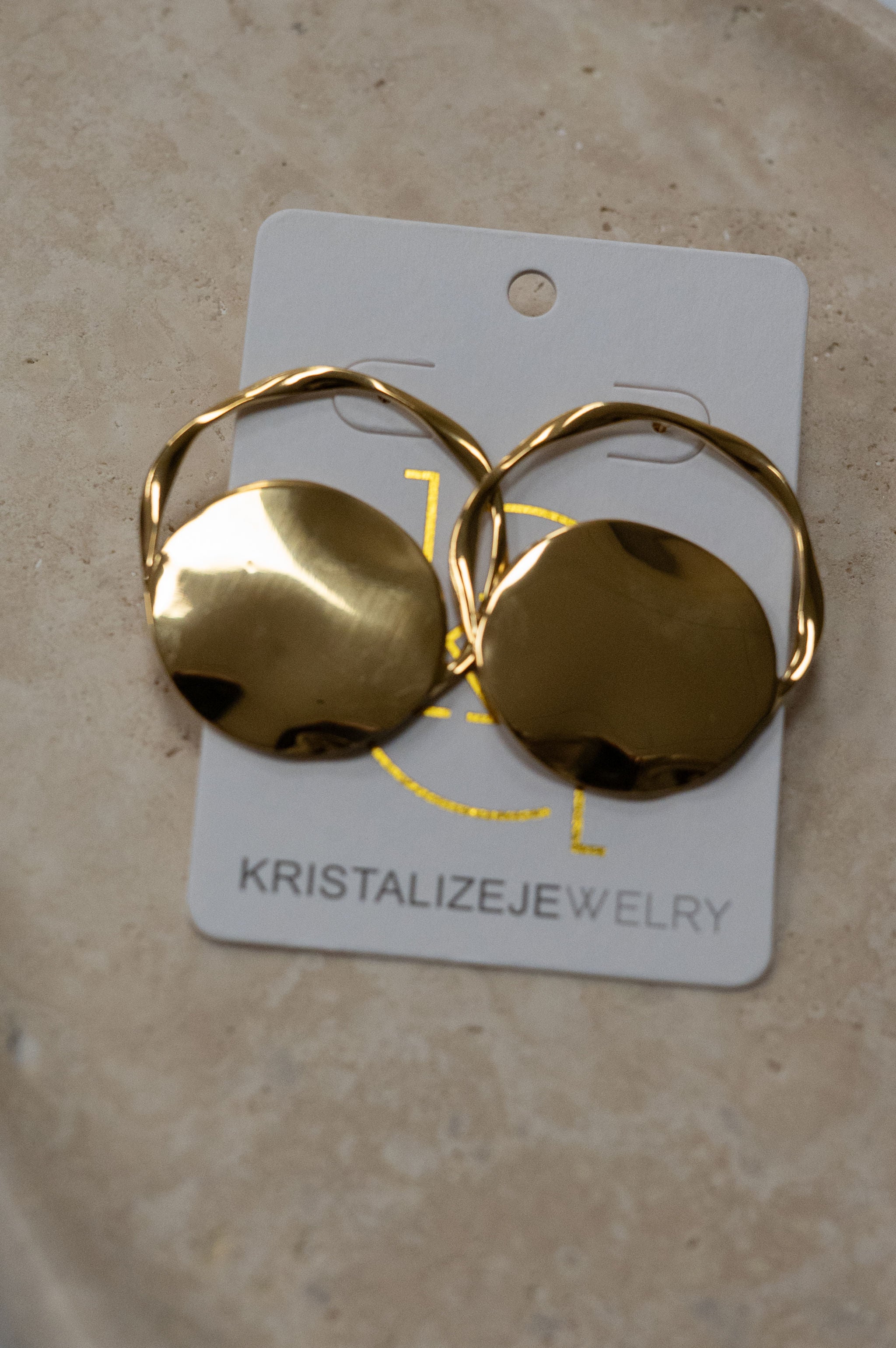 Dillen Earrings-Gold