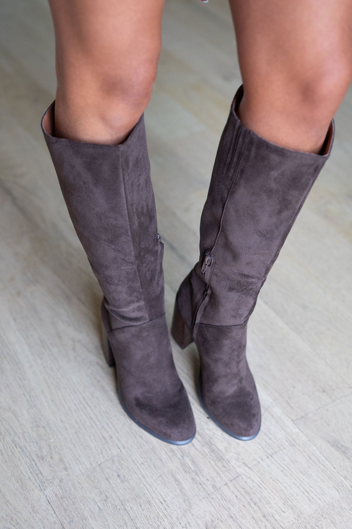 Shiloh Knee High Boot-Coffee