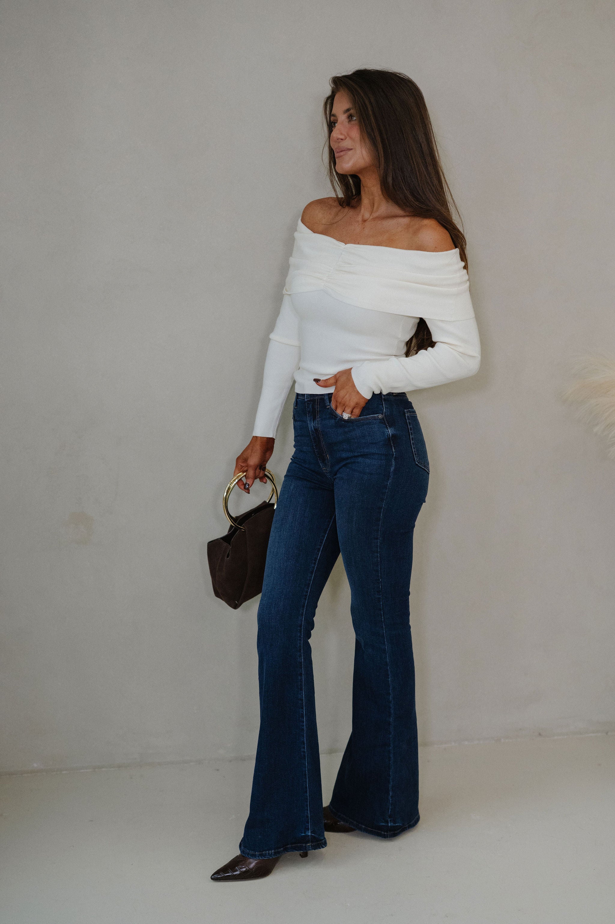 Hugo Sweater Top-Cream