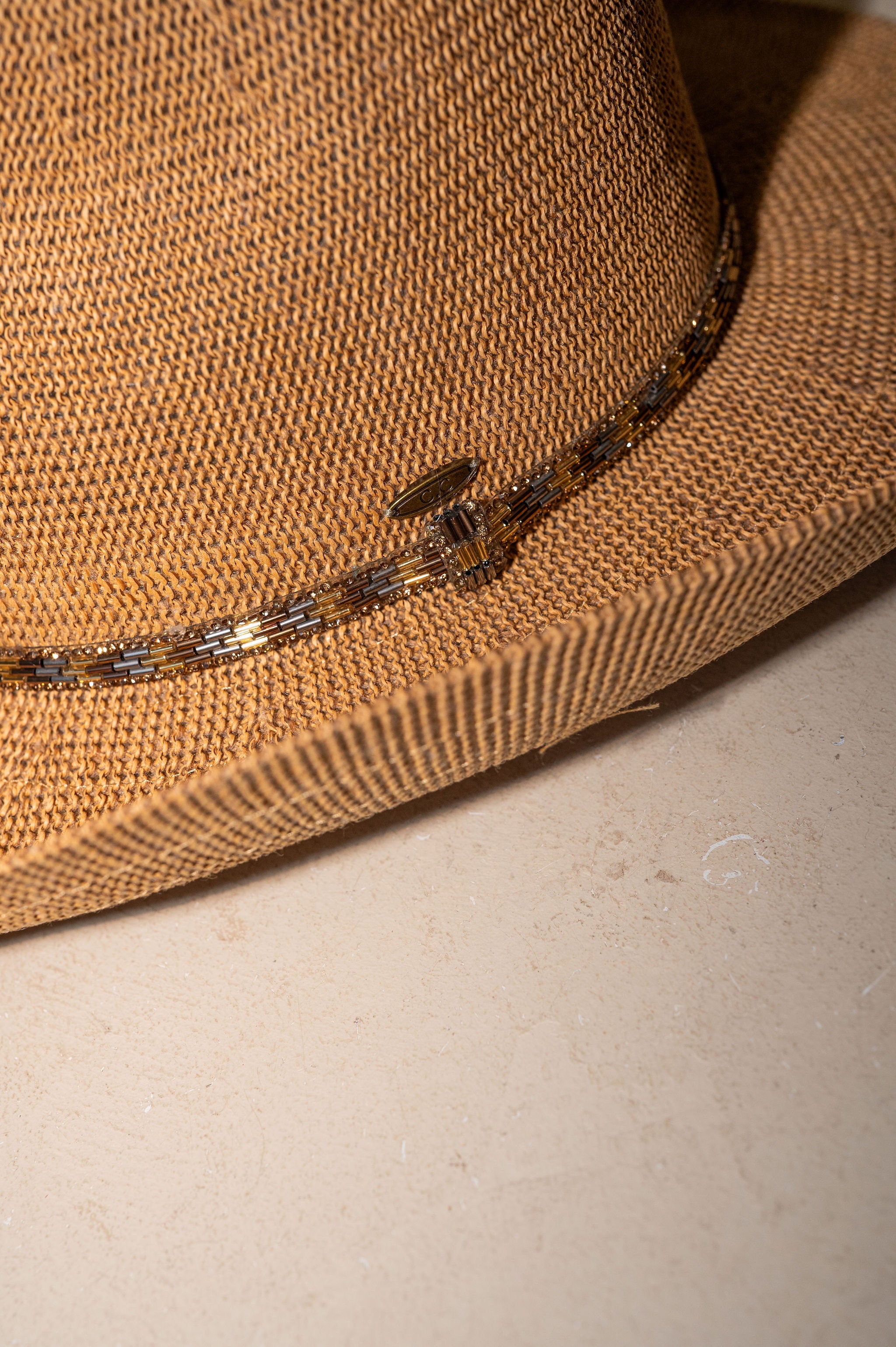 Rhinestone Trim Cowboy Hat
