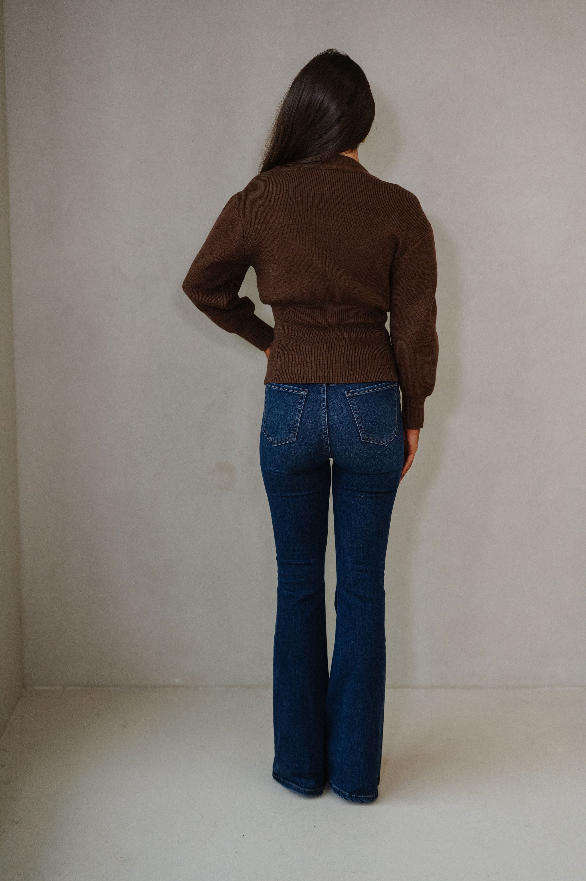 Lunden Cardigan-Brown