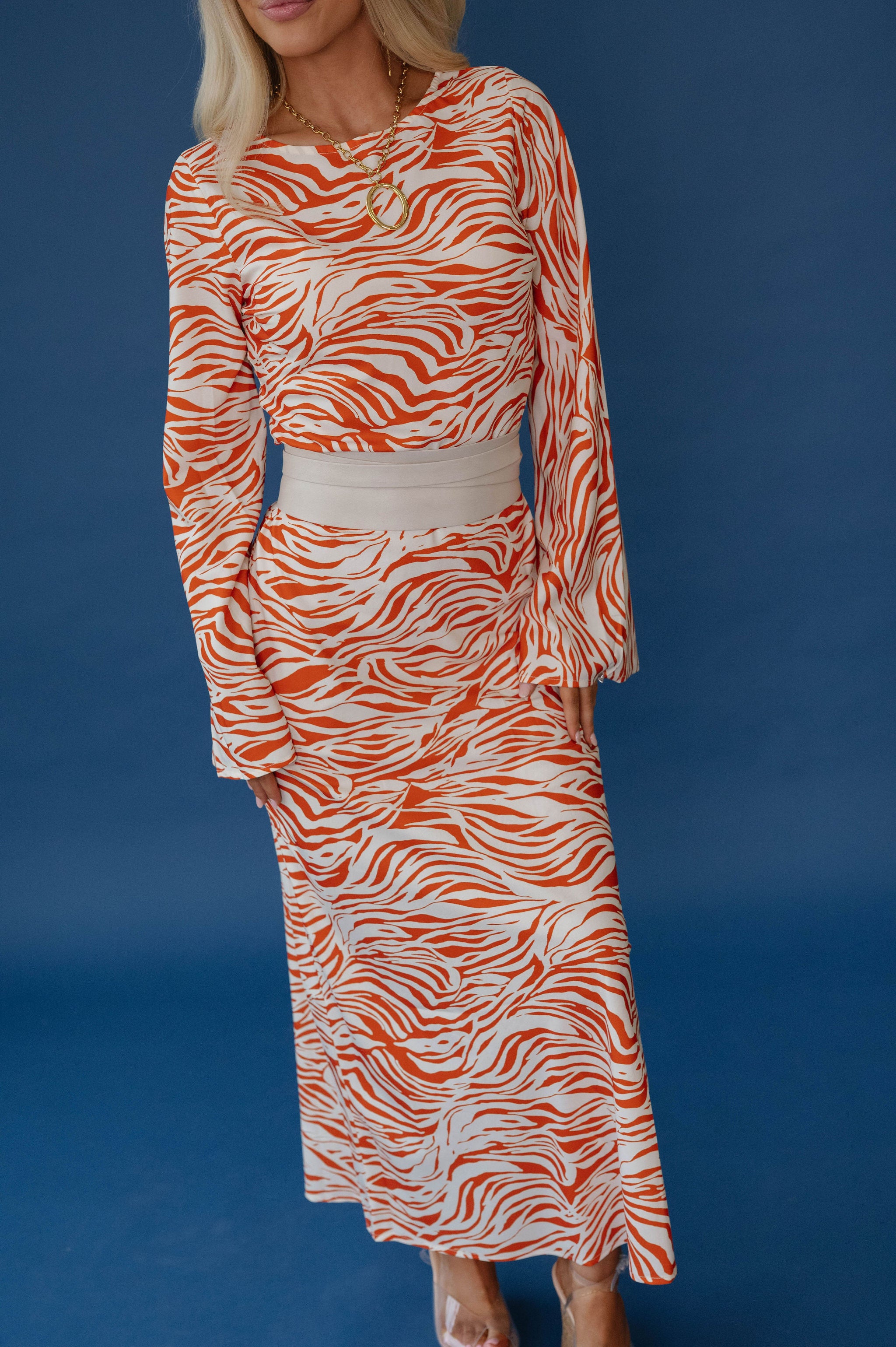 Obi Wrap Belt-Beige