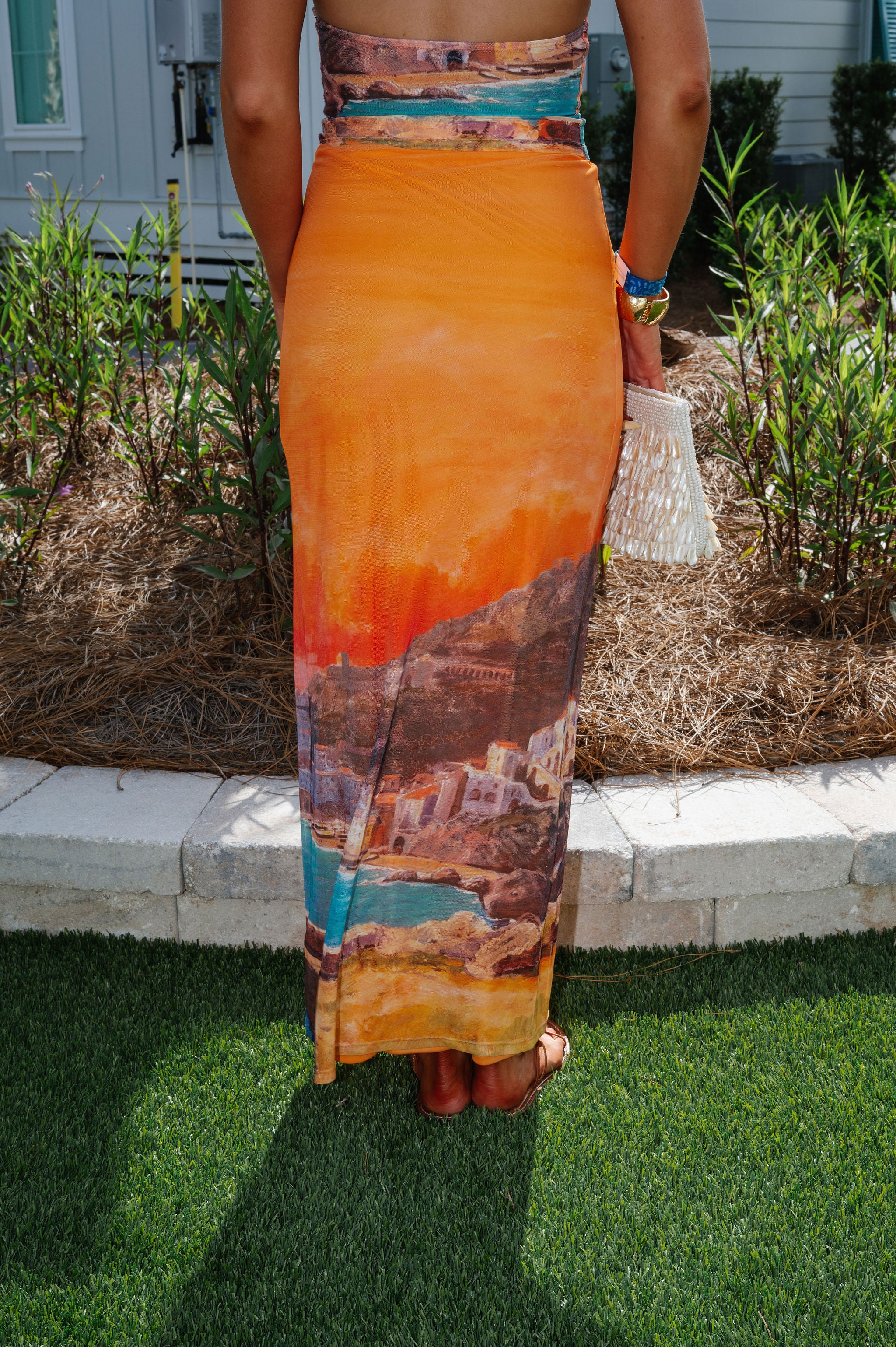 Riveria Skirt Set-Sunset