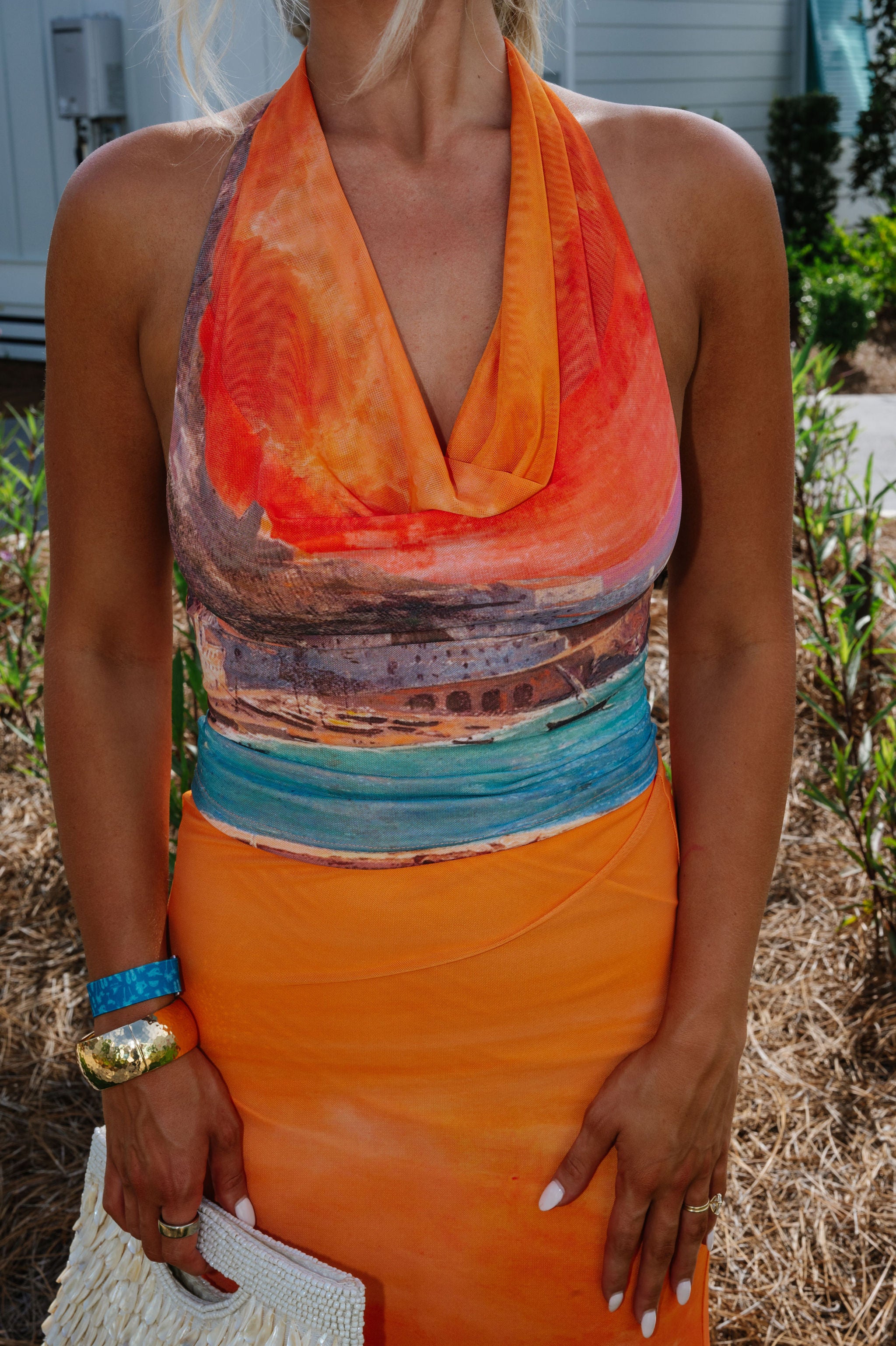 Riveria Skirt Set-Sunset