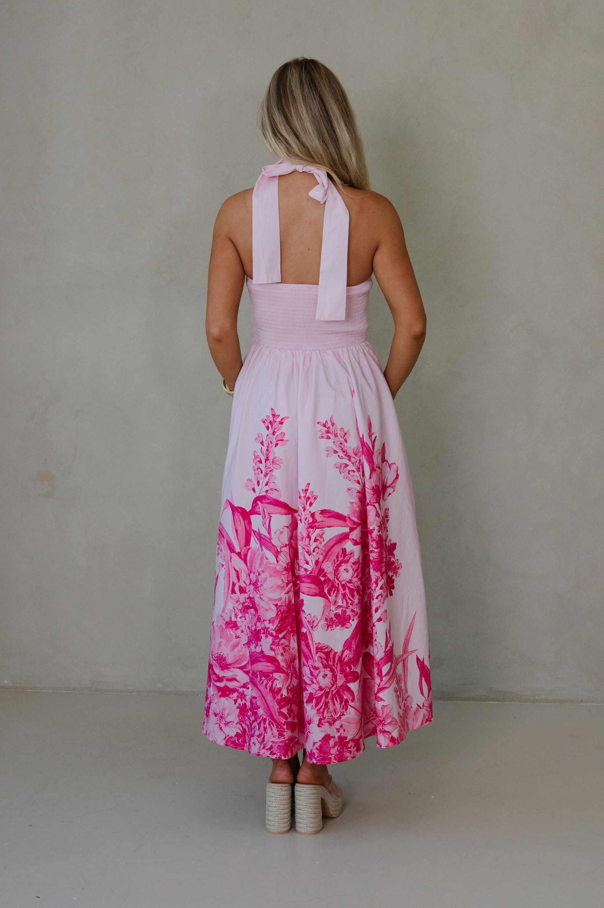 Jazzie Maxi Dress-Light Pink