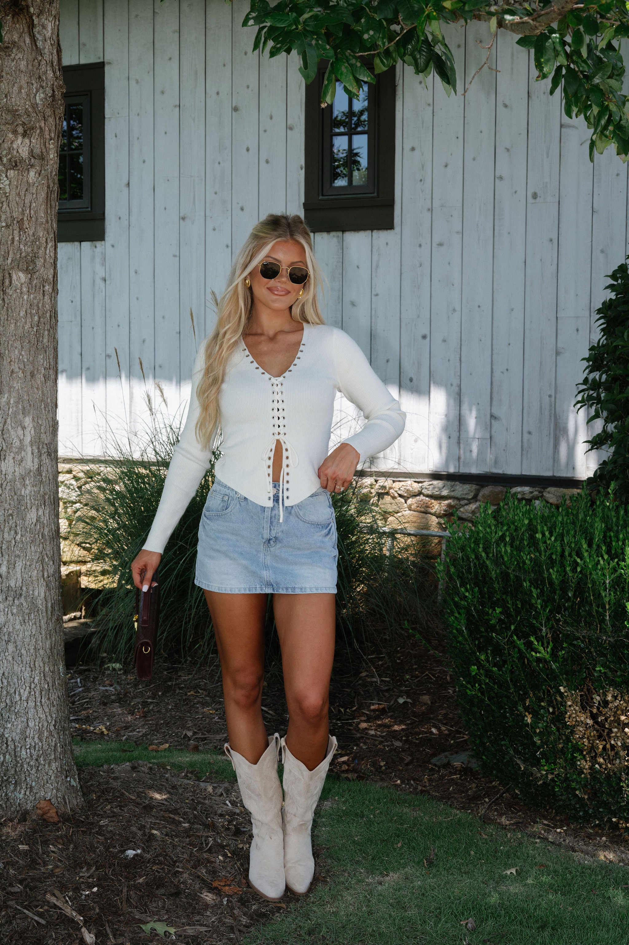 Ralph Mini Skort-Light Denim